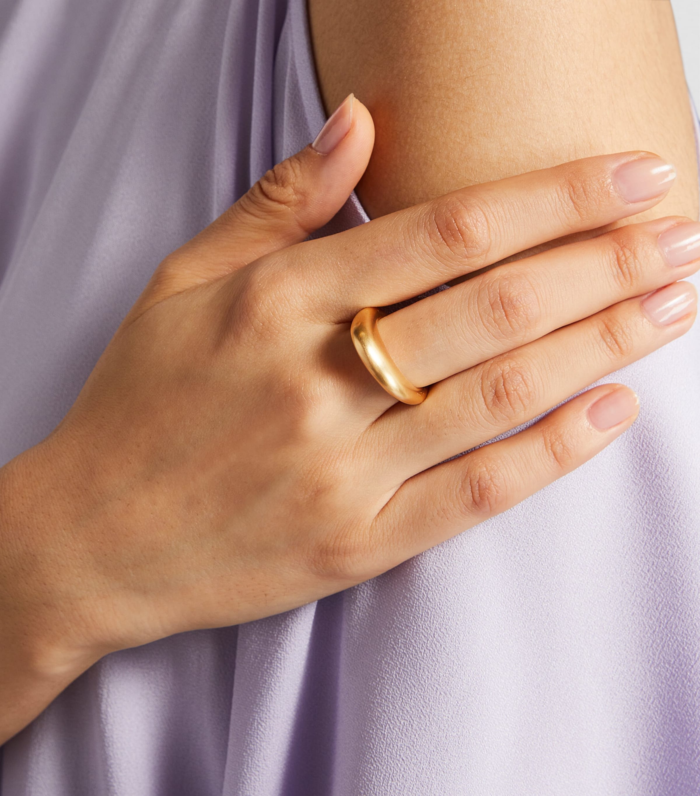 Thin Yellow Gold My Muse Urban Ring YELLOW GOLD Image 2