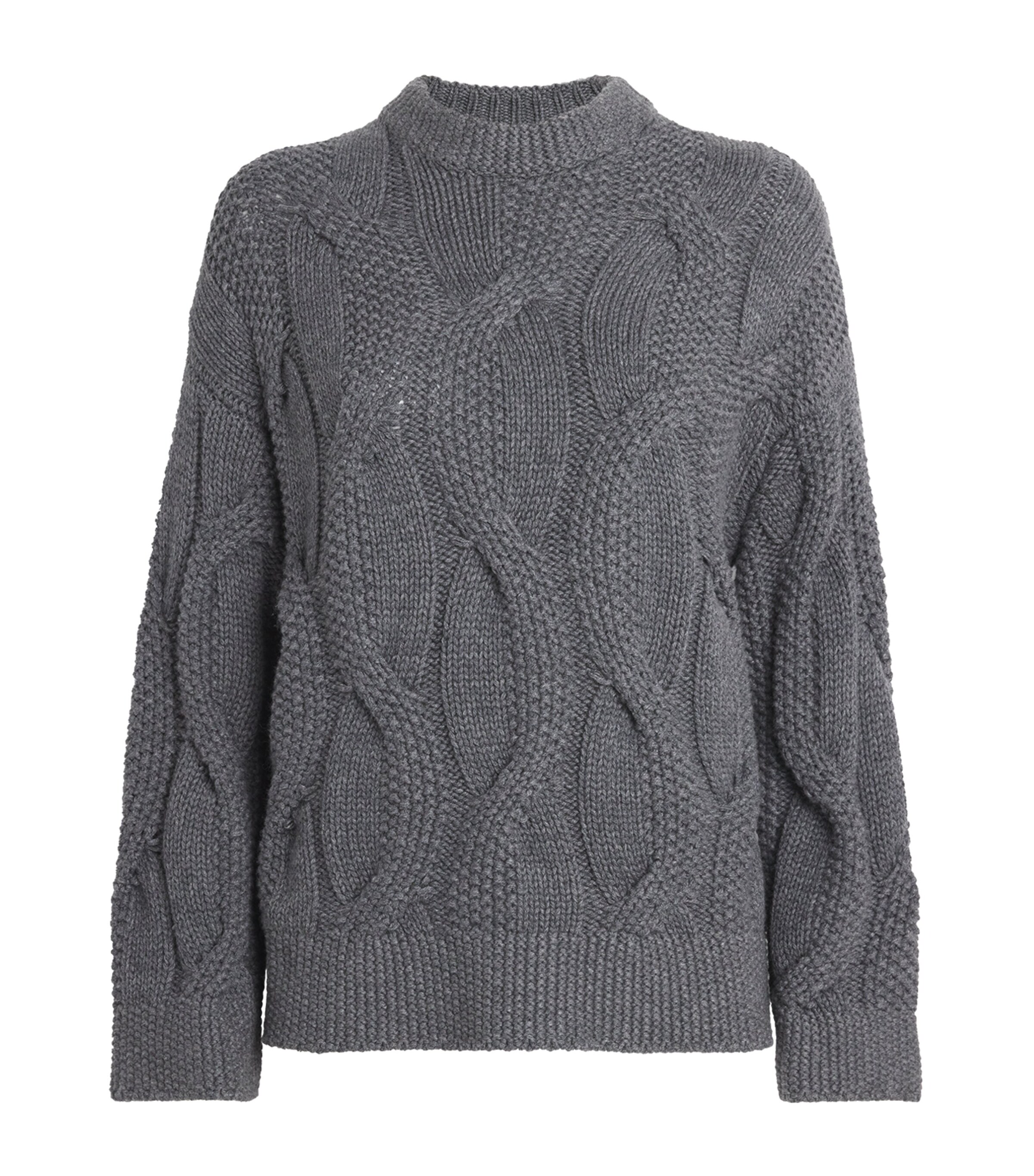 Kid Cashmere Cable-Knit Sweater