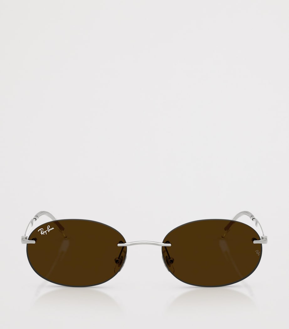 Ray-Ban RB3767 Metal Oval Sunglasses Image 8