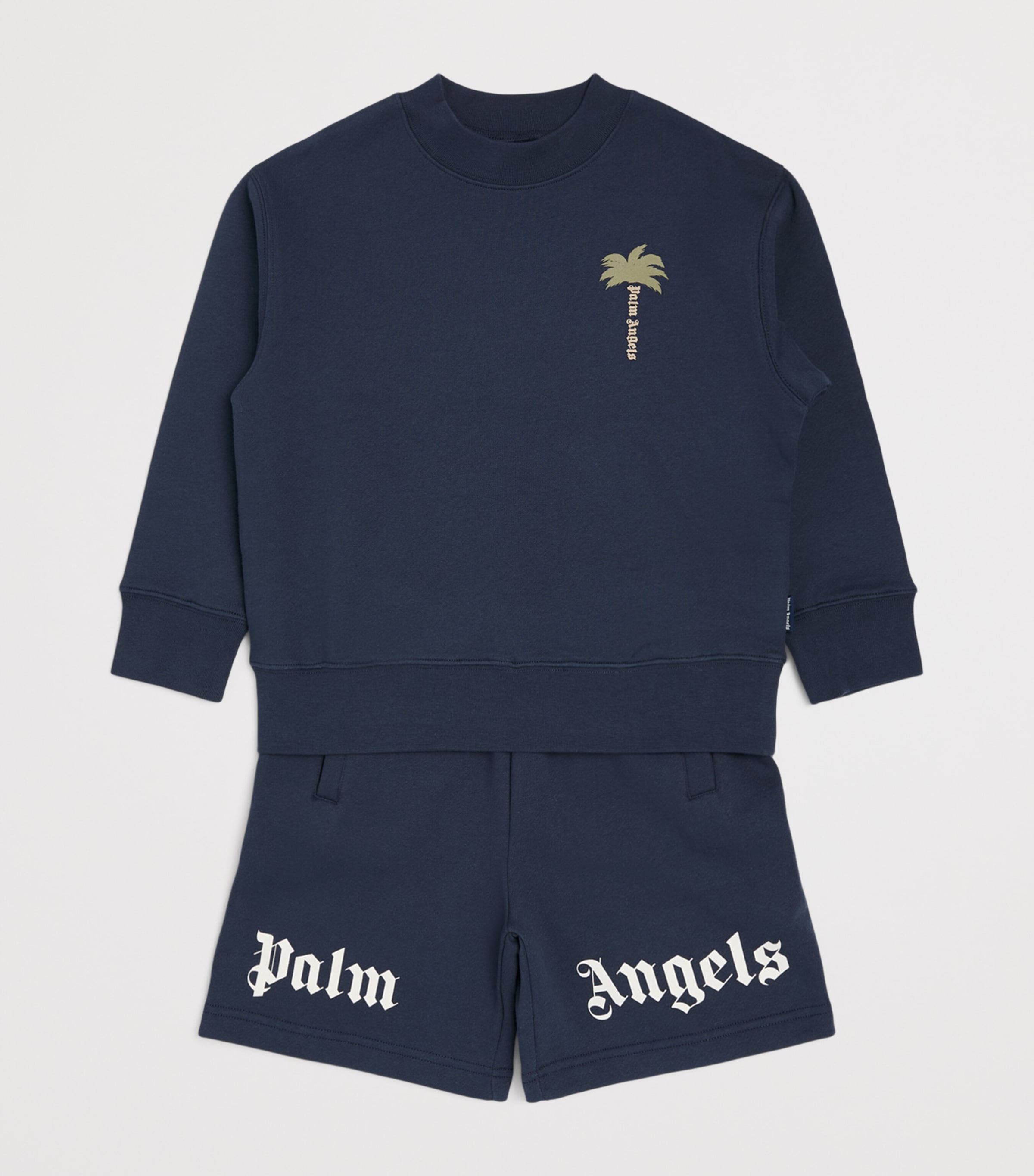 Palm Angels Kids Cotton Logo Sweatshorts (4-12+ Years) Overture Image 3