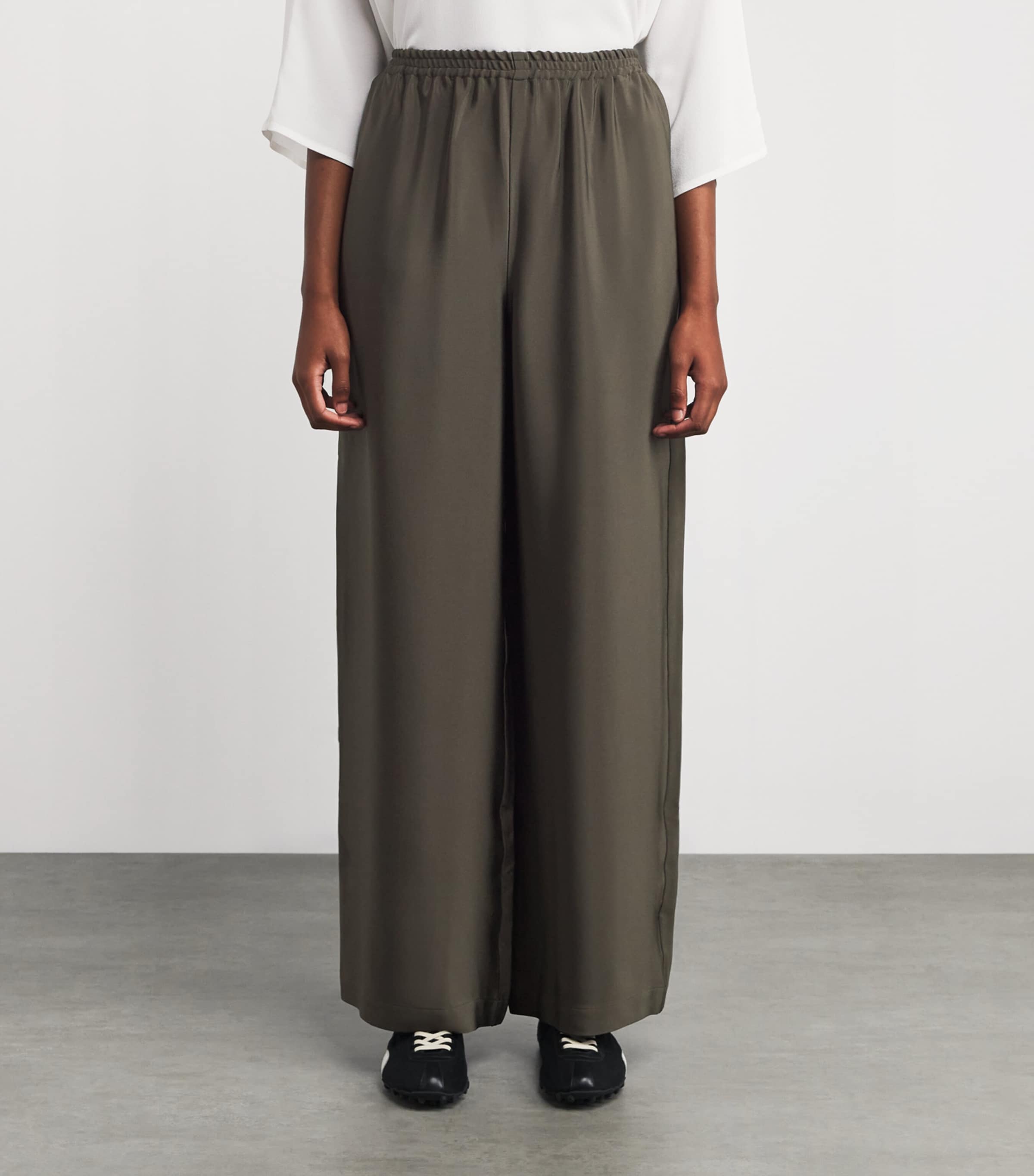 Silk Flared Trousers DKMOSS Image 3