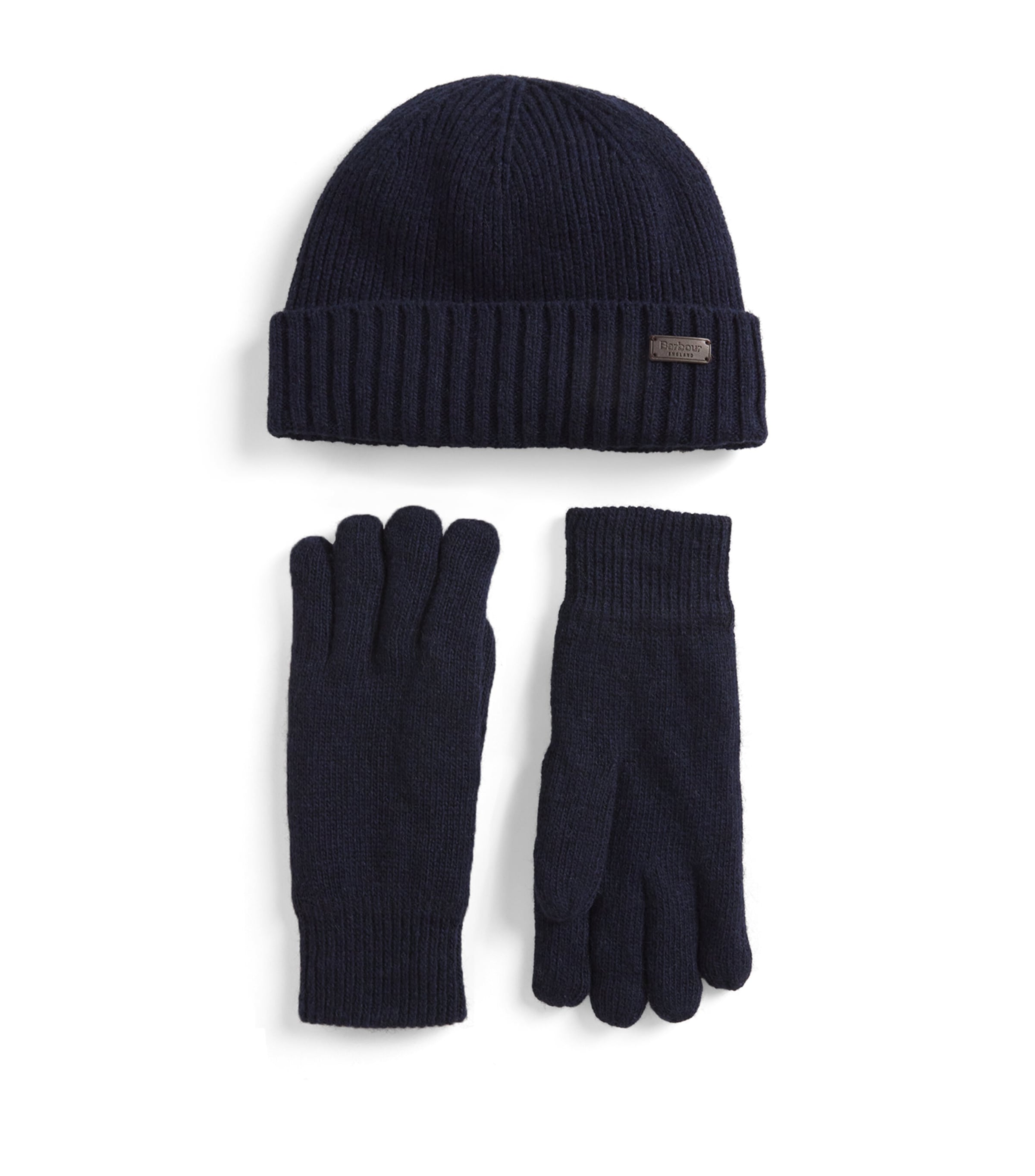 BARBOUR CARLTON GLOVES AND BEANIE SET 