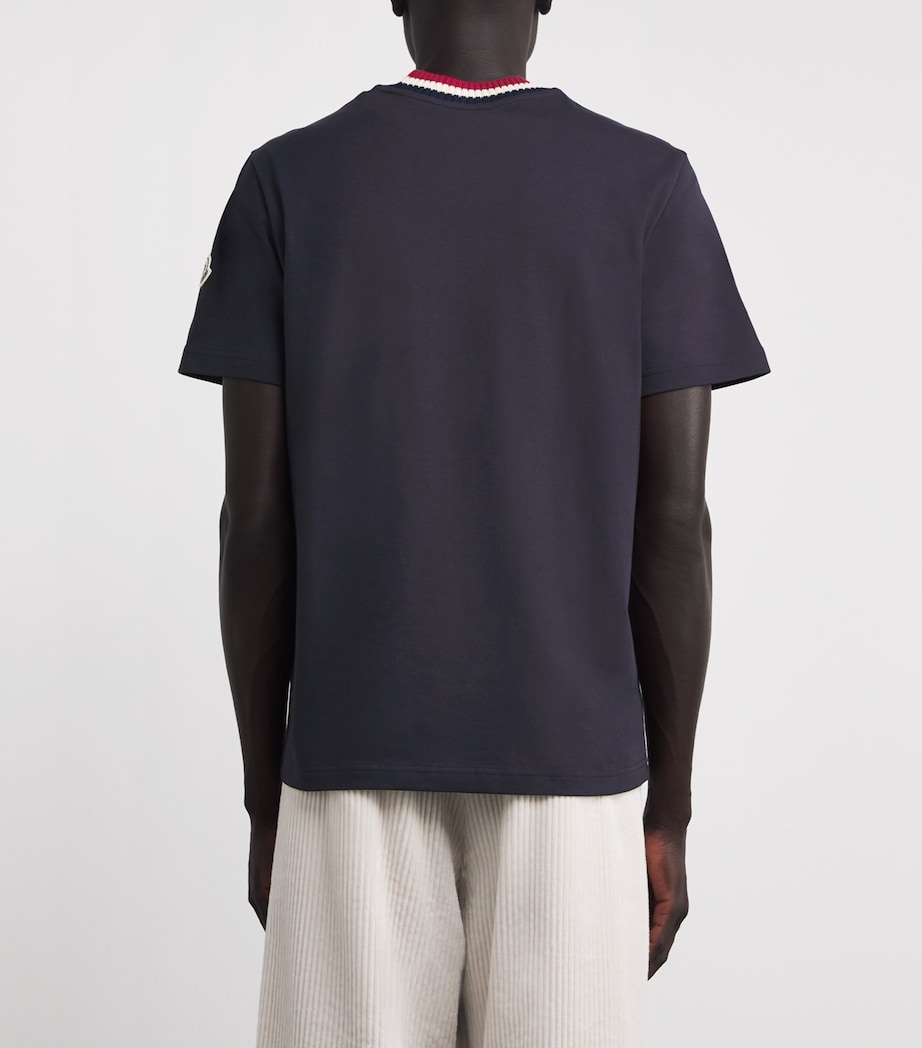 Cotton Logo Embroidered T-Shirt 742 Image 4