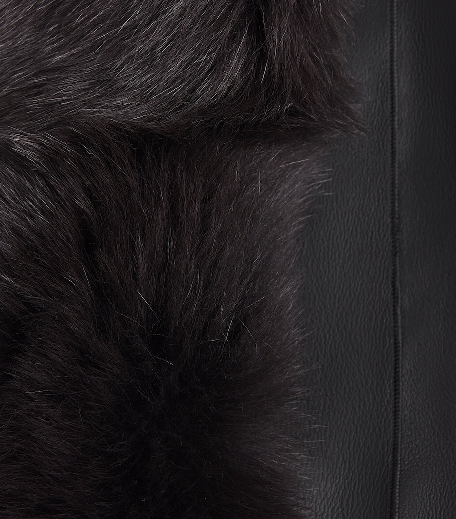 Lambskin Shearling Renata Jacket NOIR BOHEME Image 5