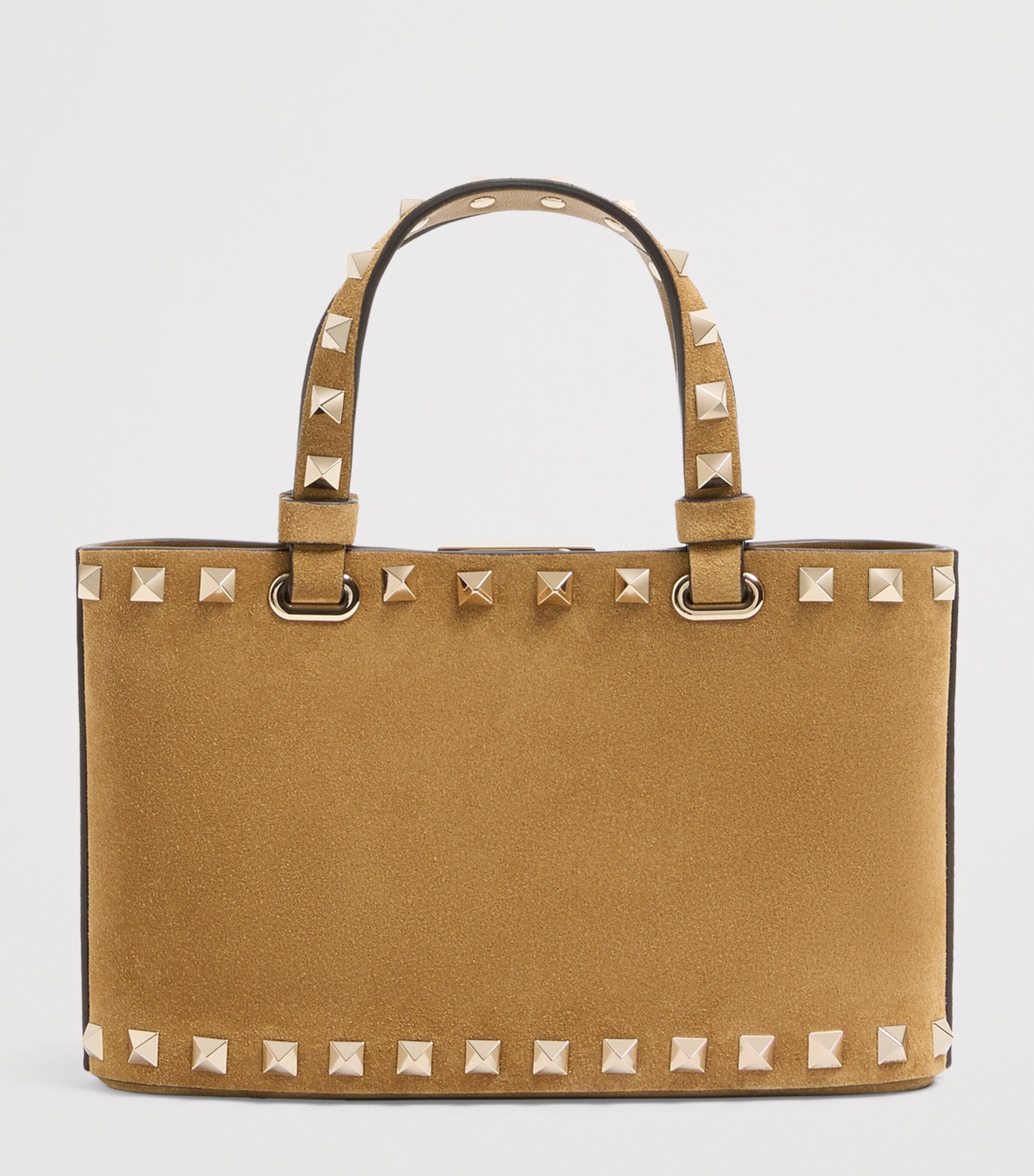 Valentino Garavani Mini Leather Rockstud Tote Bag Rdx Image 4