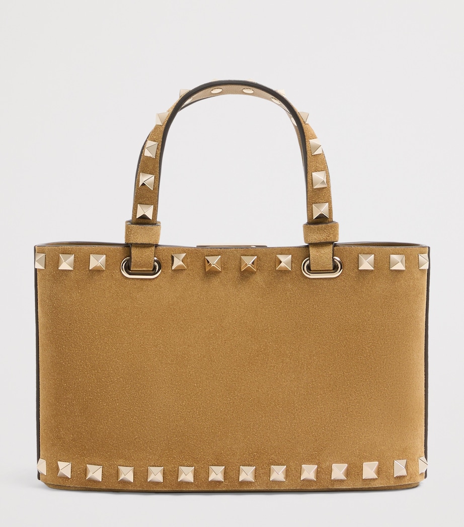 Valentino Garavani Mini Leather Rockstud Tote Bag Rdx Image 4