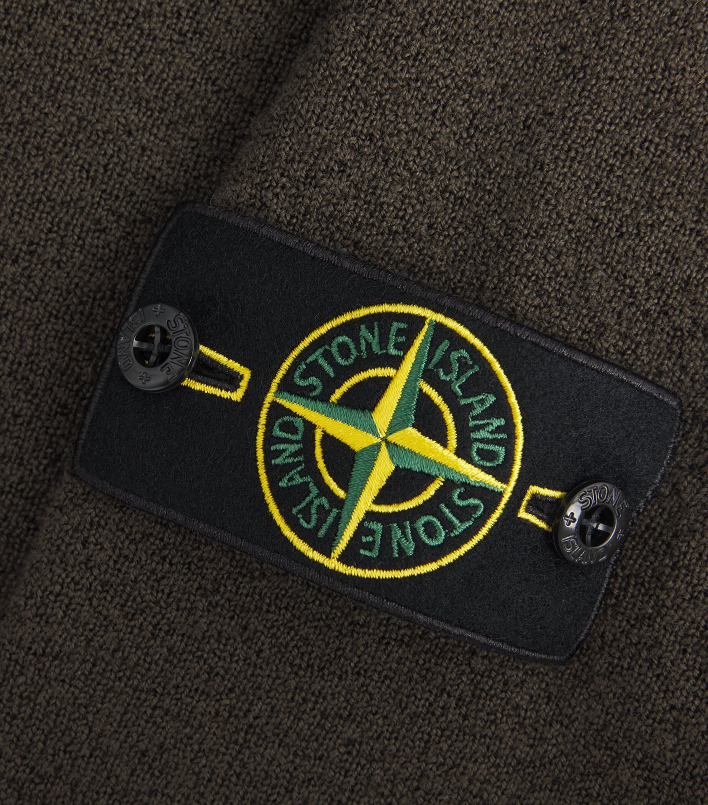 Stone Island Mens Virgin Wool Compass Sweater Image 6