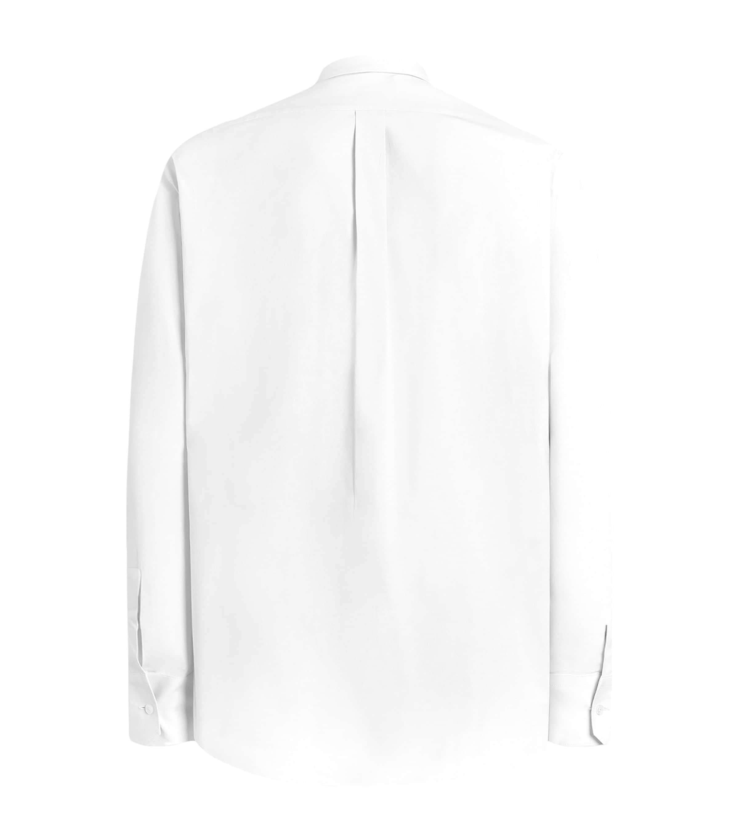 Dolce&Gabbana Mens Cotton-Blend Shirt Optical White Image 2