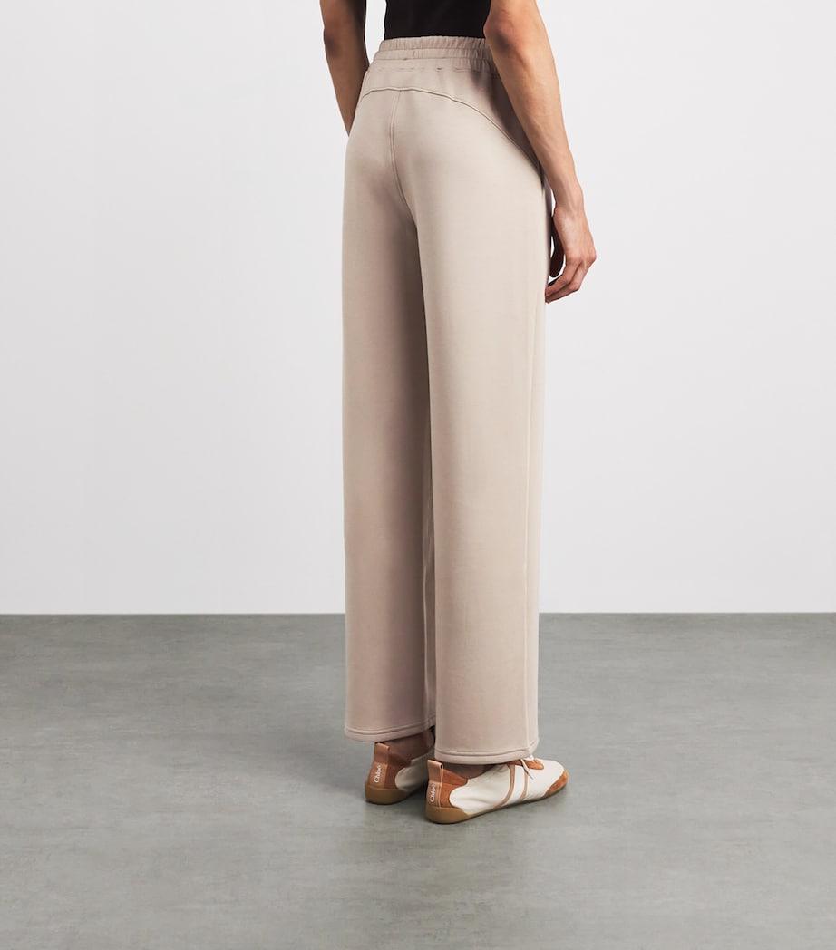 SPANX Womens Spanx AirEssentials Wide-Leg Sweatpants Dune Image 5