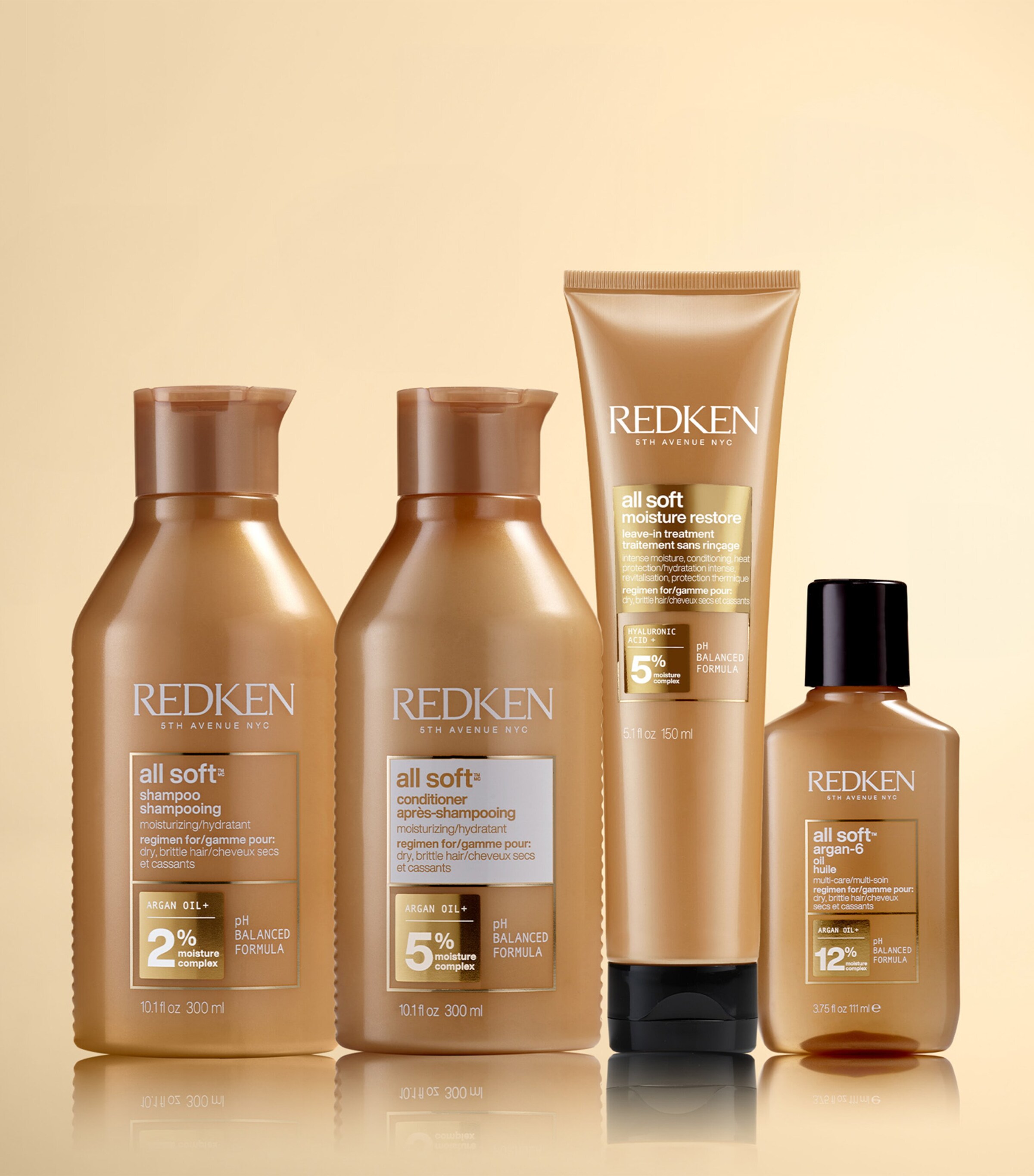 Redken All Soft Moisture Restore Leave-In Treatment for Dry Hair (150ml) Image 8