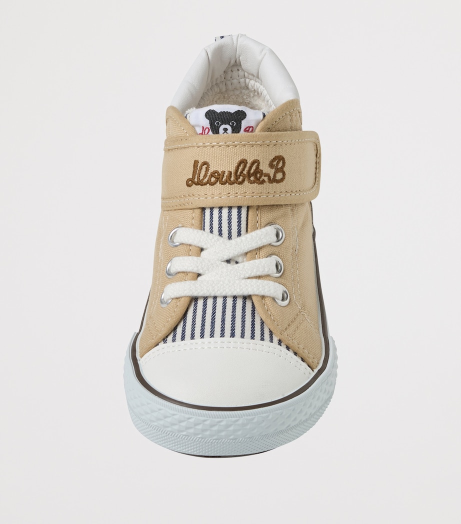 Miki House Cotton Canvas Velcro Sneakers Image 3