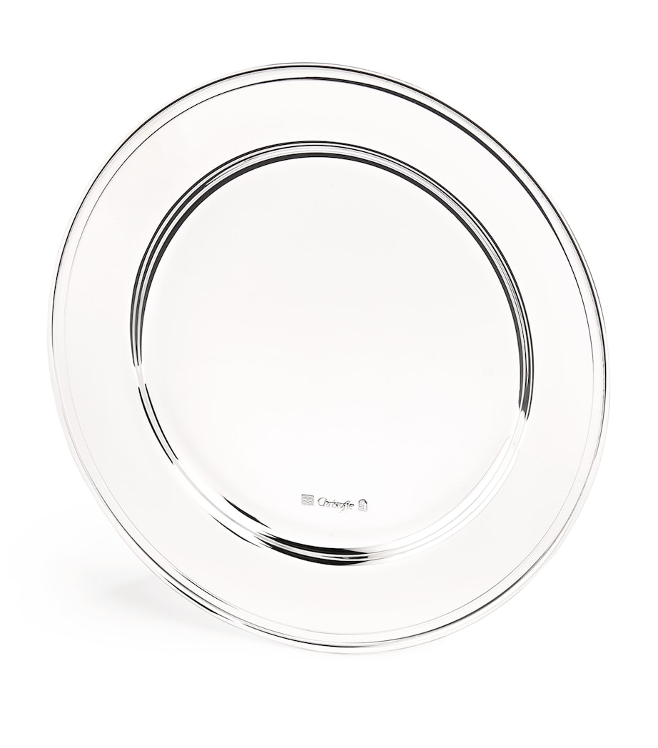 Silver-Plated Judaique Kiddush Cup and Saucer SILVER Image 3