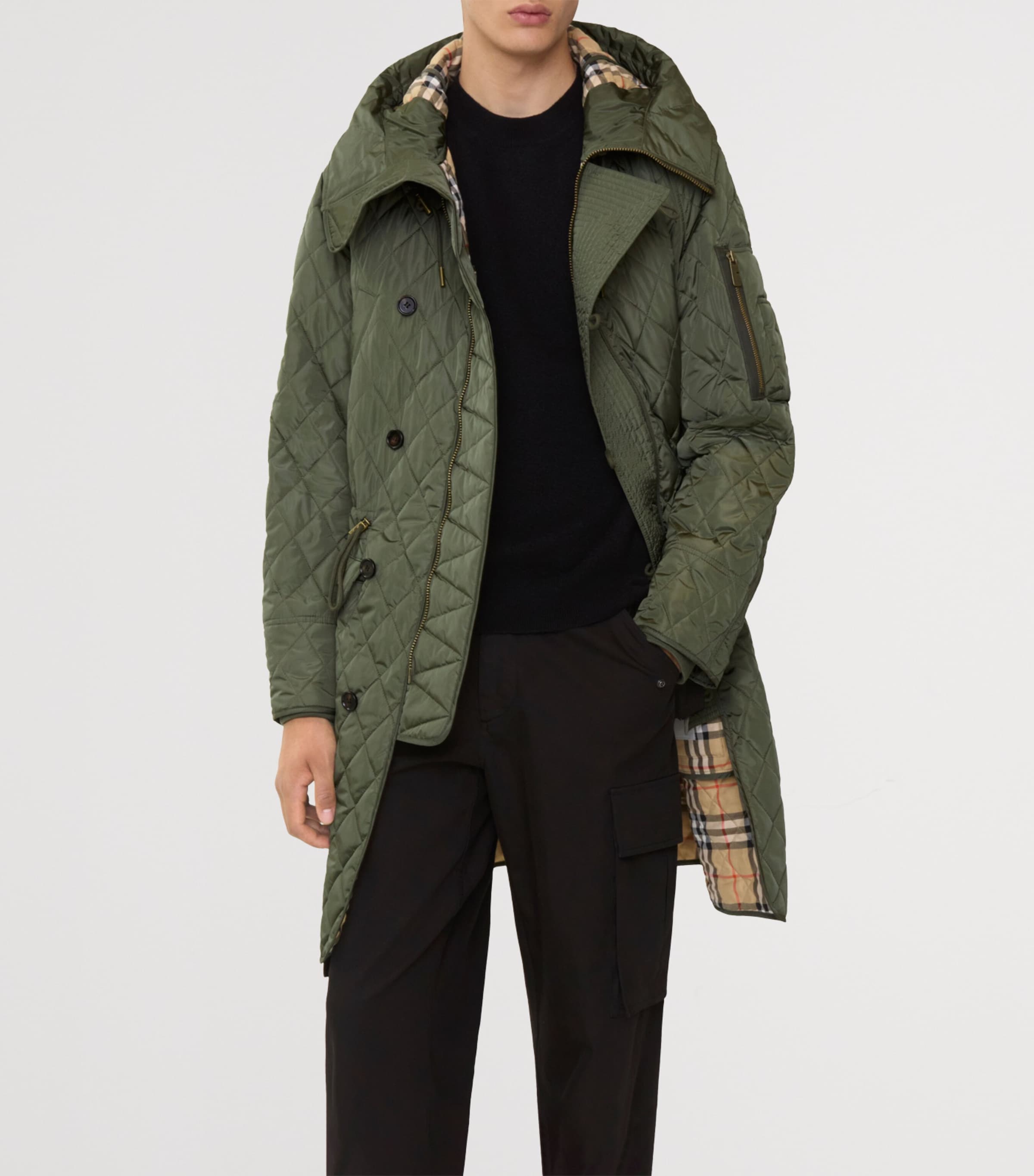 Reissued Quilted Parka KHAKI Image 3