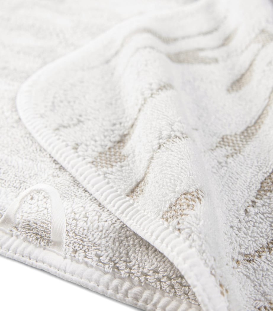Stratus Bath Towel (70cm x 140cm) WHITE Image 4