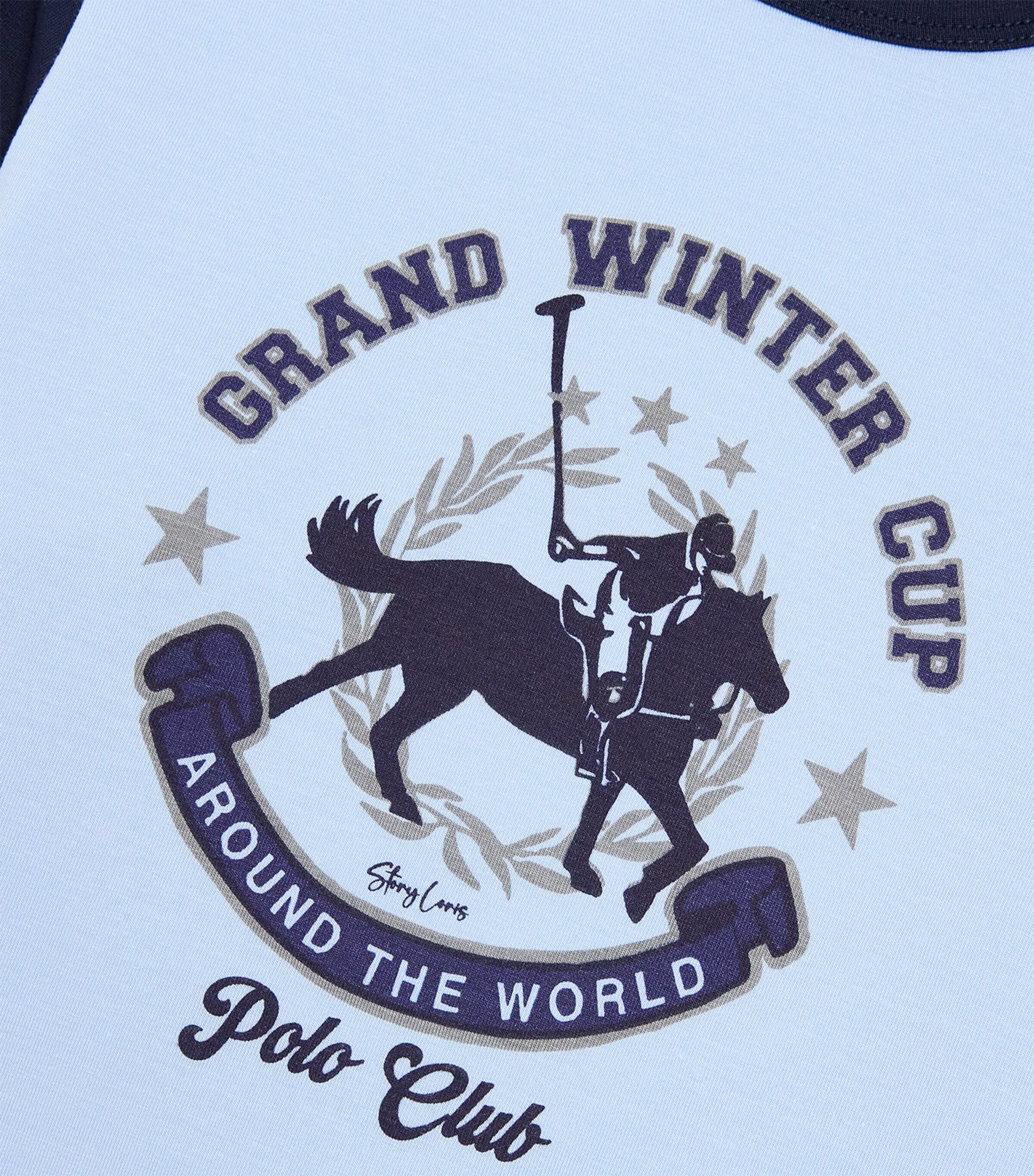 Polo Print Pyjamas (3-14 Years) U3 AZZURRO Image 4