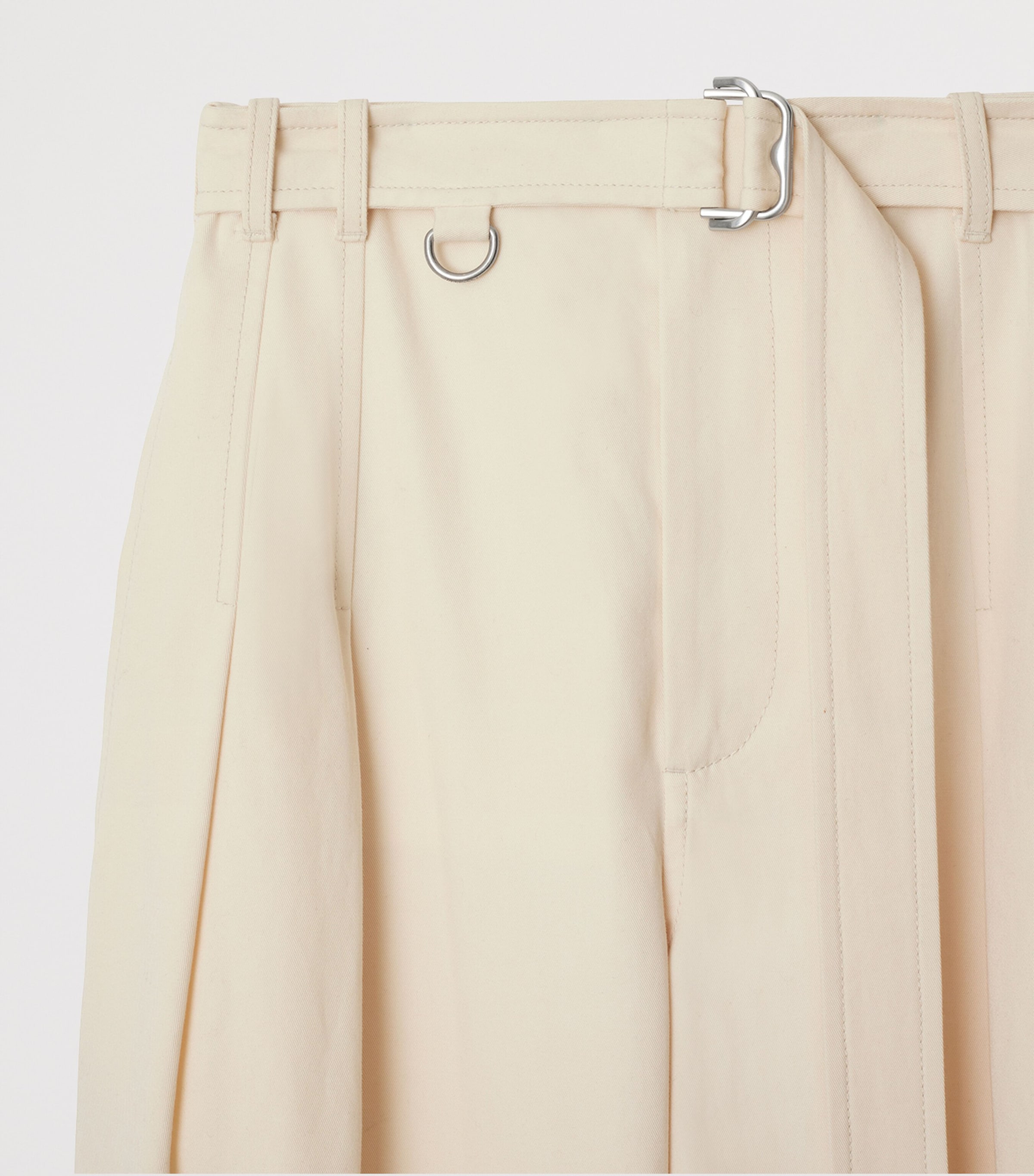 Burberry Blue Gabardine Belted Wide-Leg Trousers | Harrods US