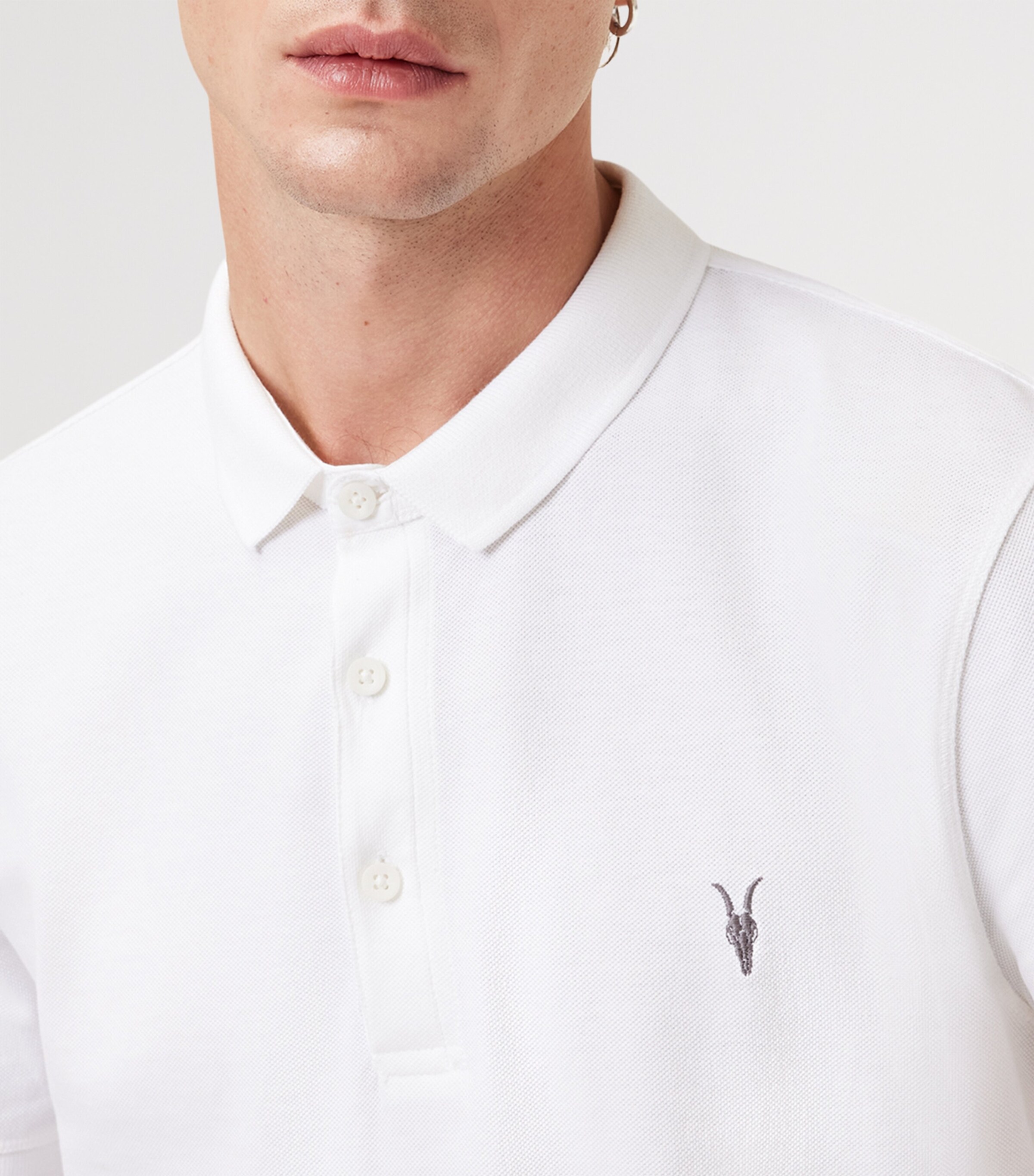 Organic Cotton Reform Polo Shirt OPTIC WHITE Image 7