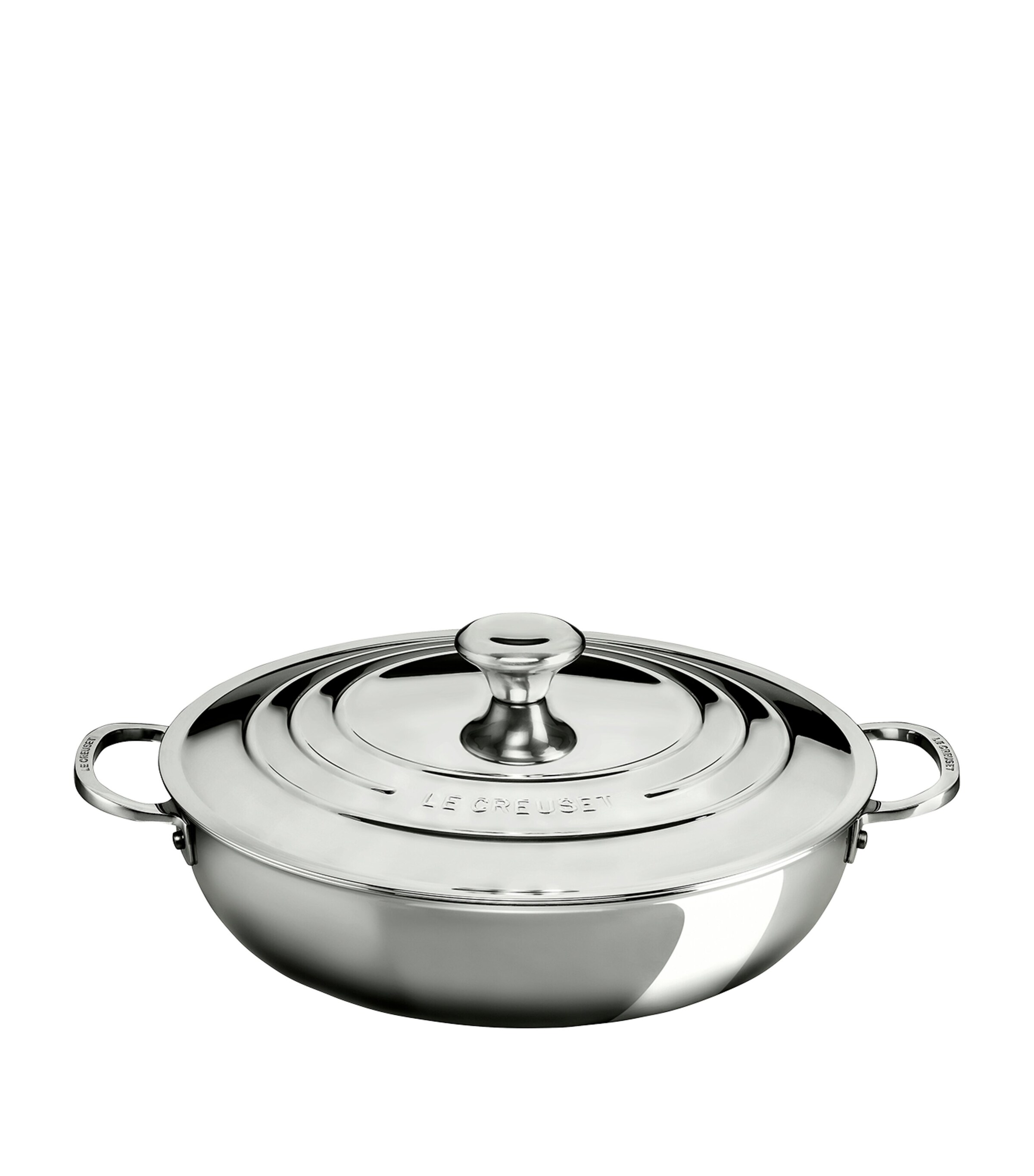 Le Creuset 3-Ply Stainless Steel Signature Saucepans (Set of 6) Stainless Steel Image 2