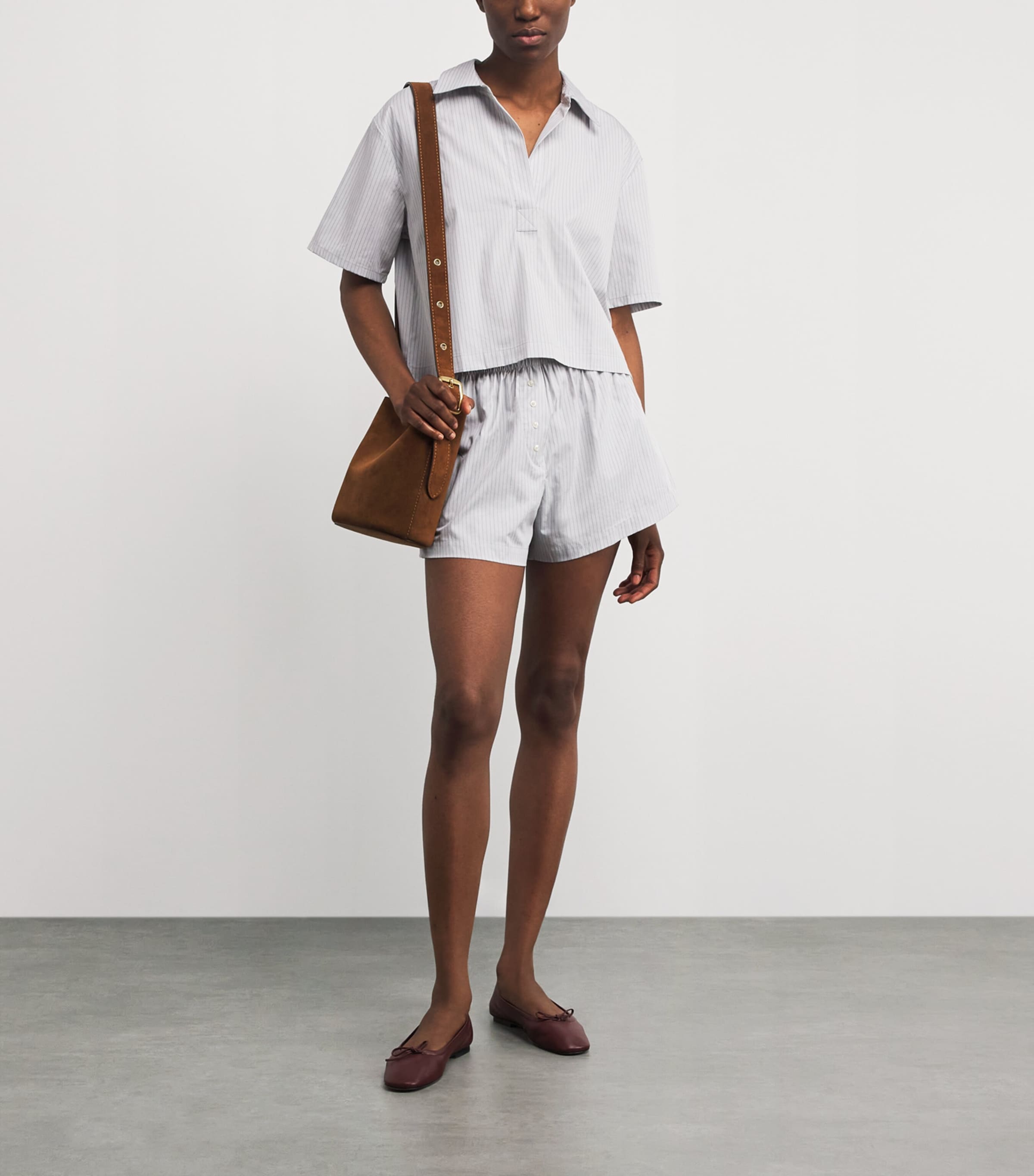 Stripe Yoshi Polo Shirt DOVE/FOREST STRIPE Image 2