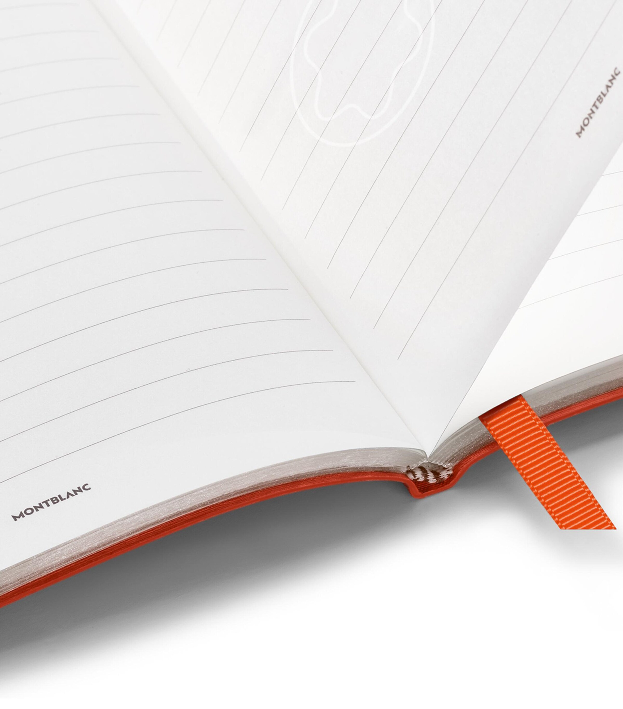 Montblanc Leather Notebook #146 Orange Image 4