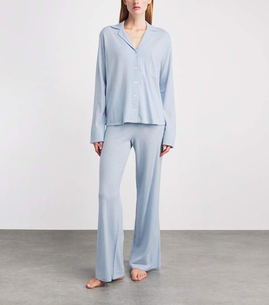 arch 4 Womens Kid Cashmere Spring Gardens Pyjama Set Porcelain Image 2