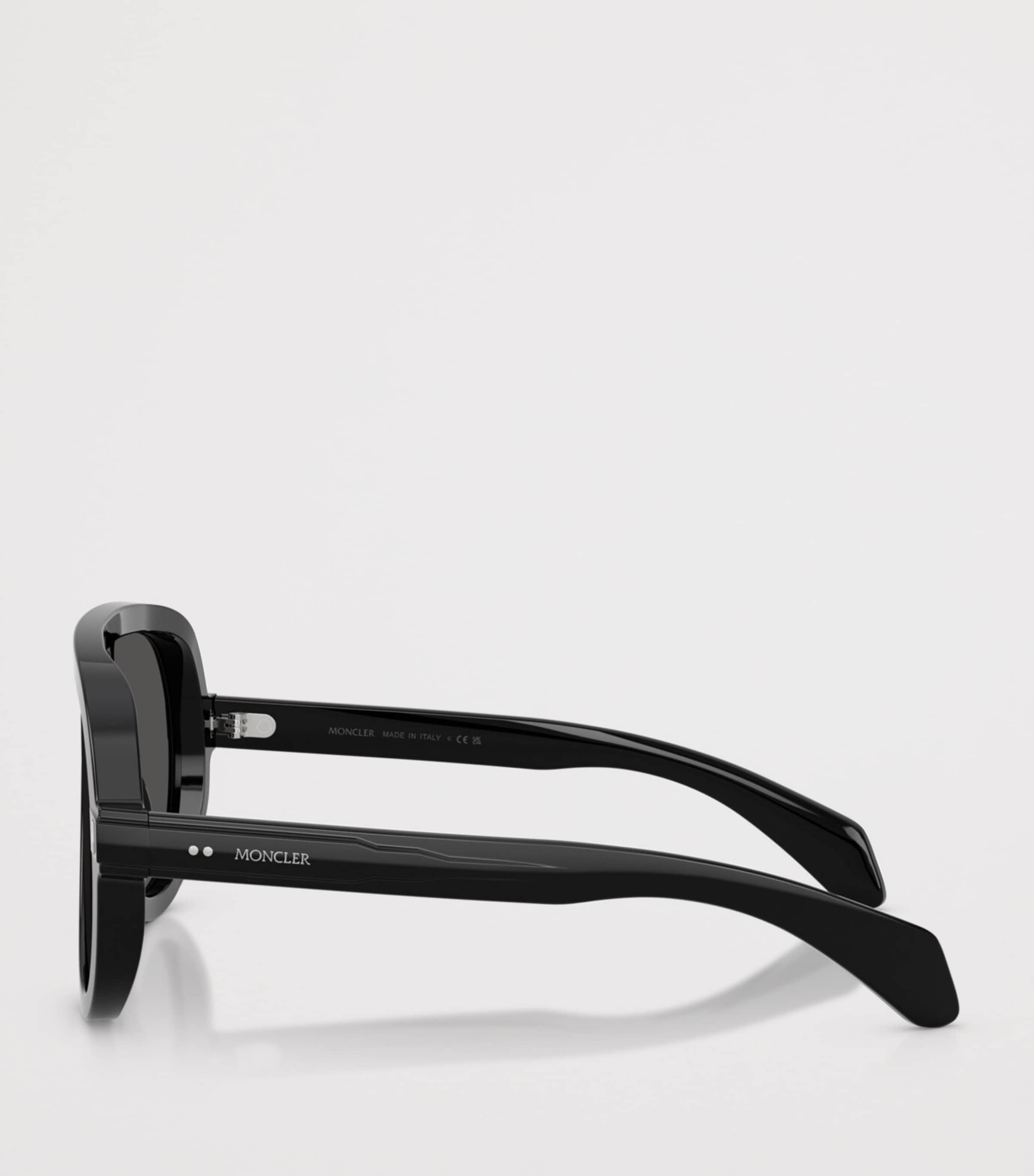 Moncler Sunsette Pilot Sunglasses Black Image 3