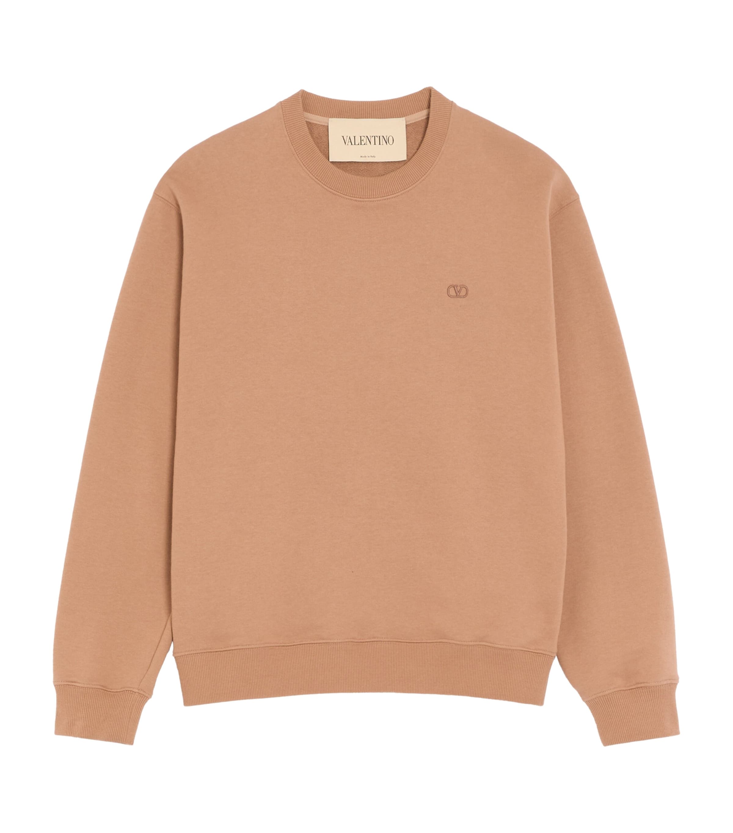 Valentino Mens Cotton VLogo Sweatshirt Image 1