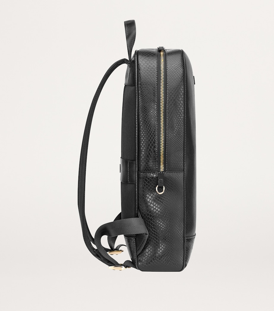Vegan Leather Precious & Ethical Backpack BLACK Image 2