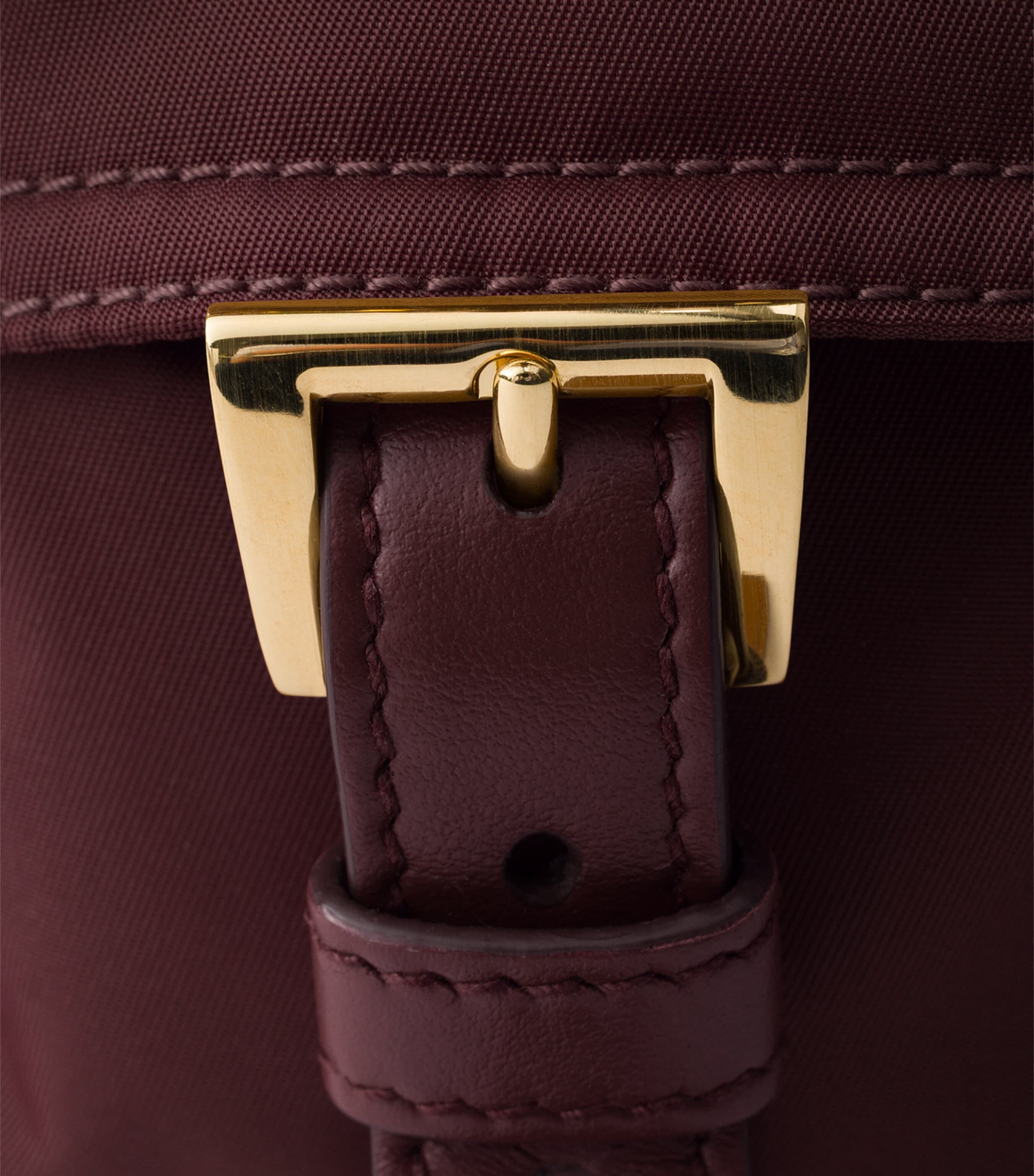 Prada Medium Re-Nylon Explore Shoulder Bag Burgundy Image 6