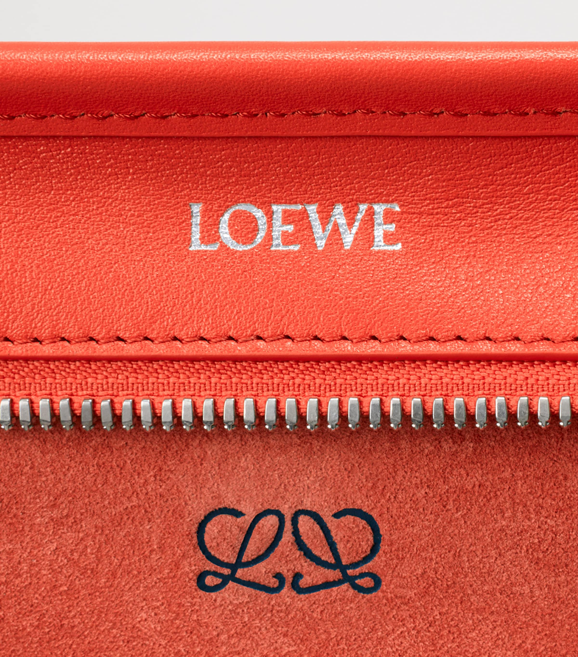 LOEWE Small Leather Amazona 180 Top-Handle Bag Sunrise Orange Image 12