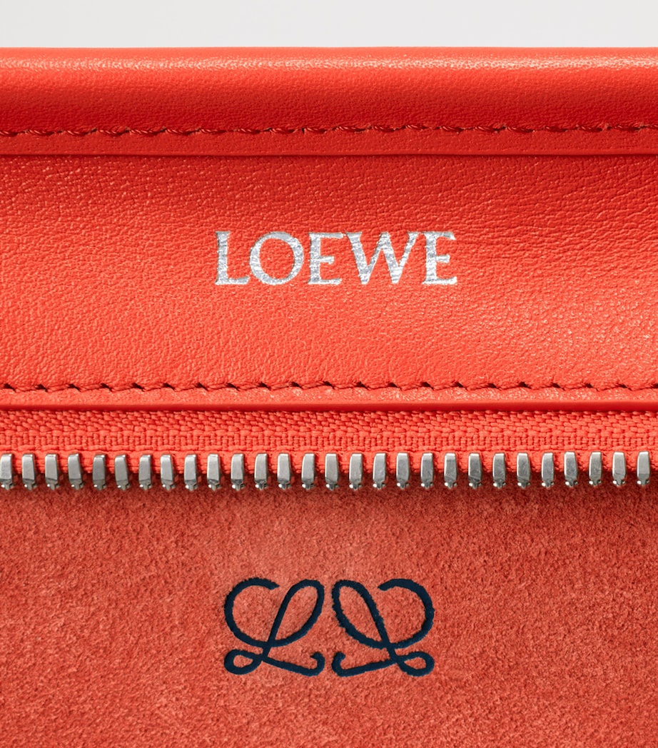 LOEWE Small Leather Amazona 180 Top-Handle Bag Sunrise Orange Image 12