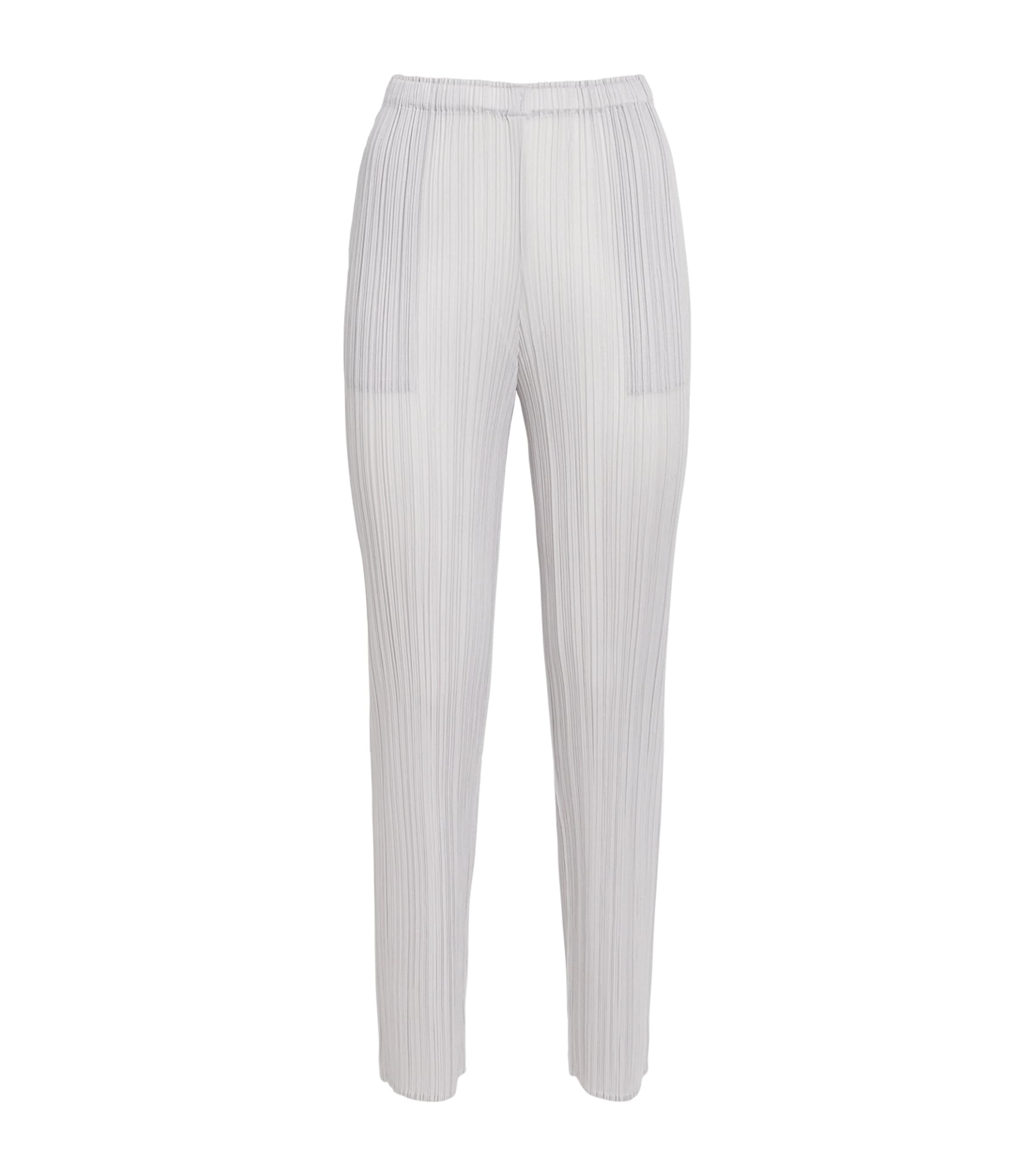 Pleats Please Issey Miyake Womens Basics Slim Trousers Image 1