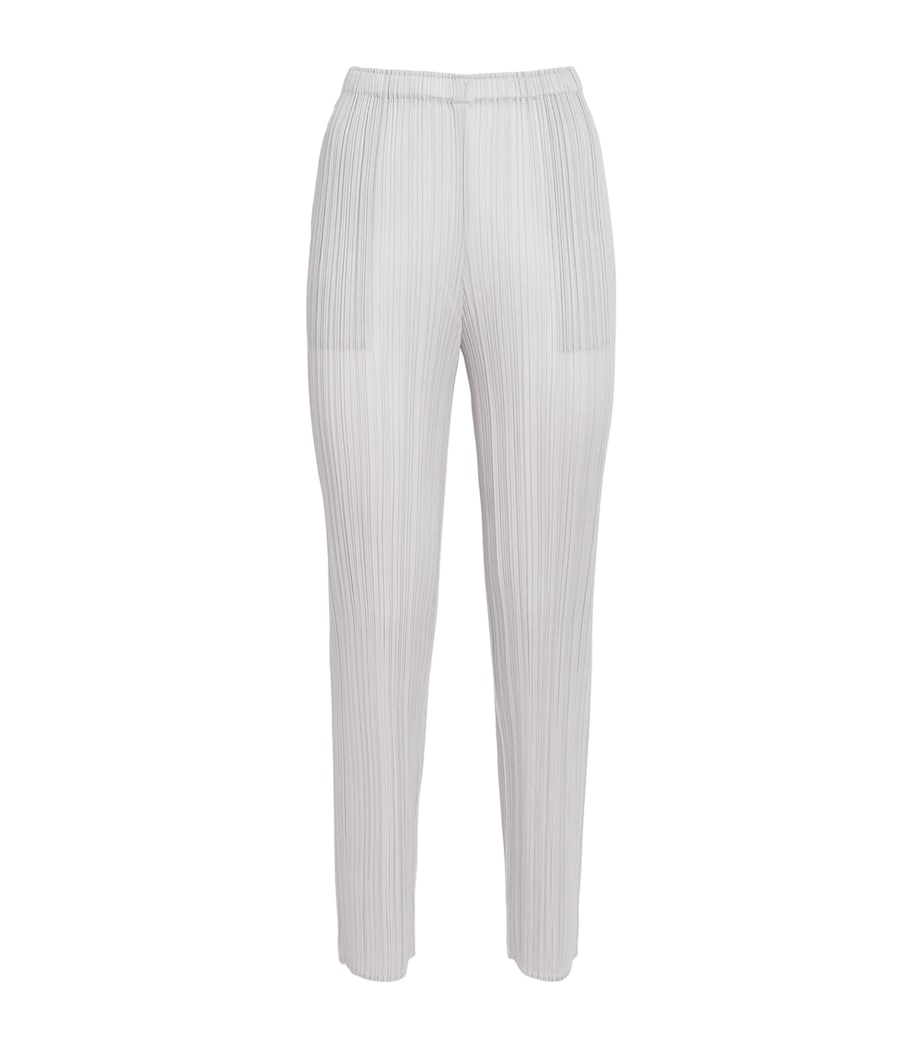 Pleats Please Issey Miyake Womens Basics Slim Trousers Image 1