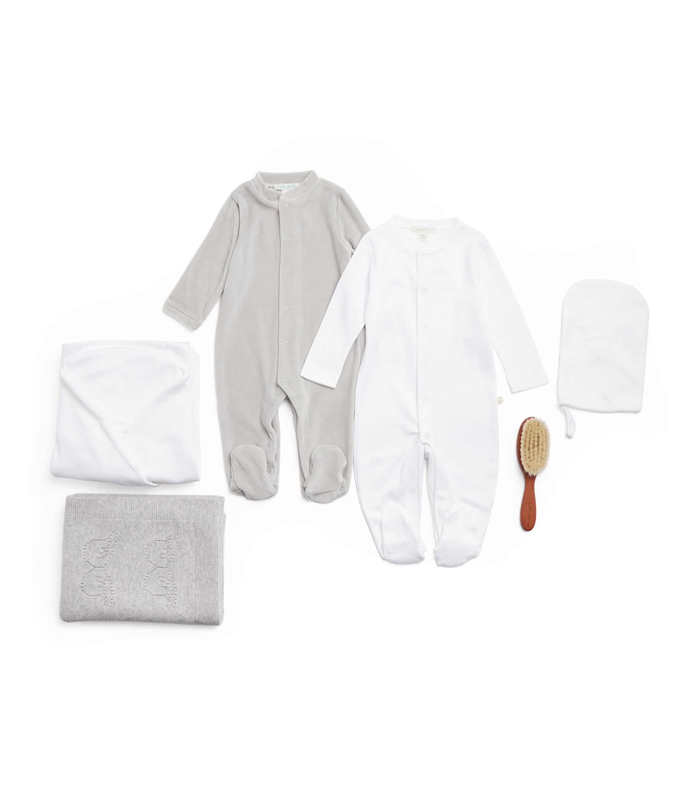 Angel Wing All-In-One Gift Set (0-6 Months) GREY/WHITE Image 3