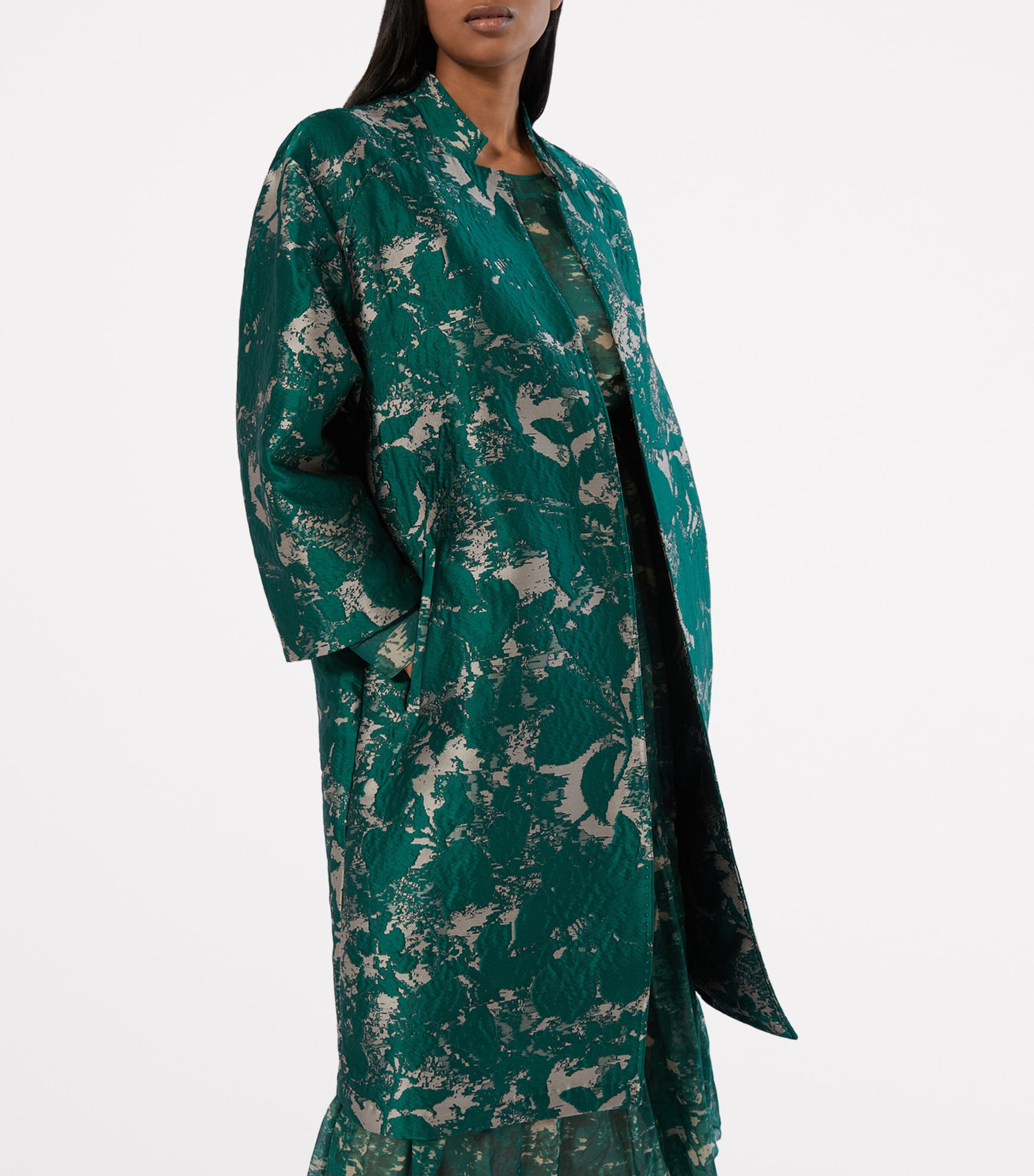 Latina Wrap Coat ROSE GOLD Image 3