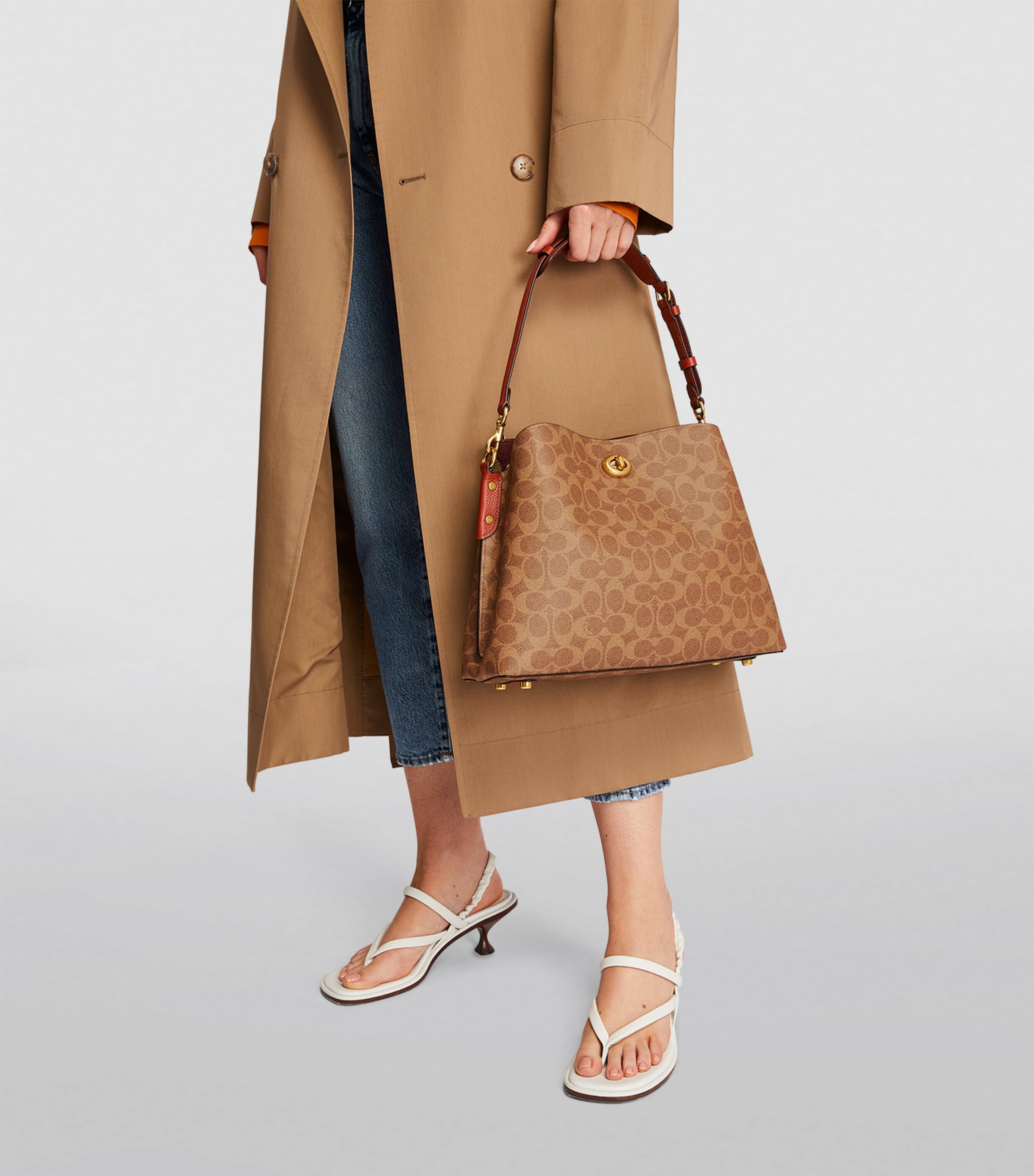 Leather Coach Charlie 21 Bag Coach Handbags Charlie Bootie Coach