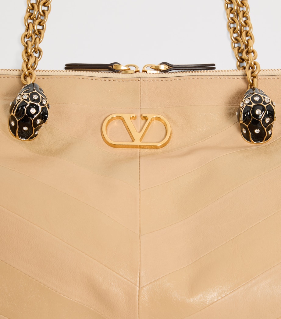 Medium Lambskin Panthea Tote Bag DN3 Image 6