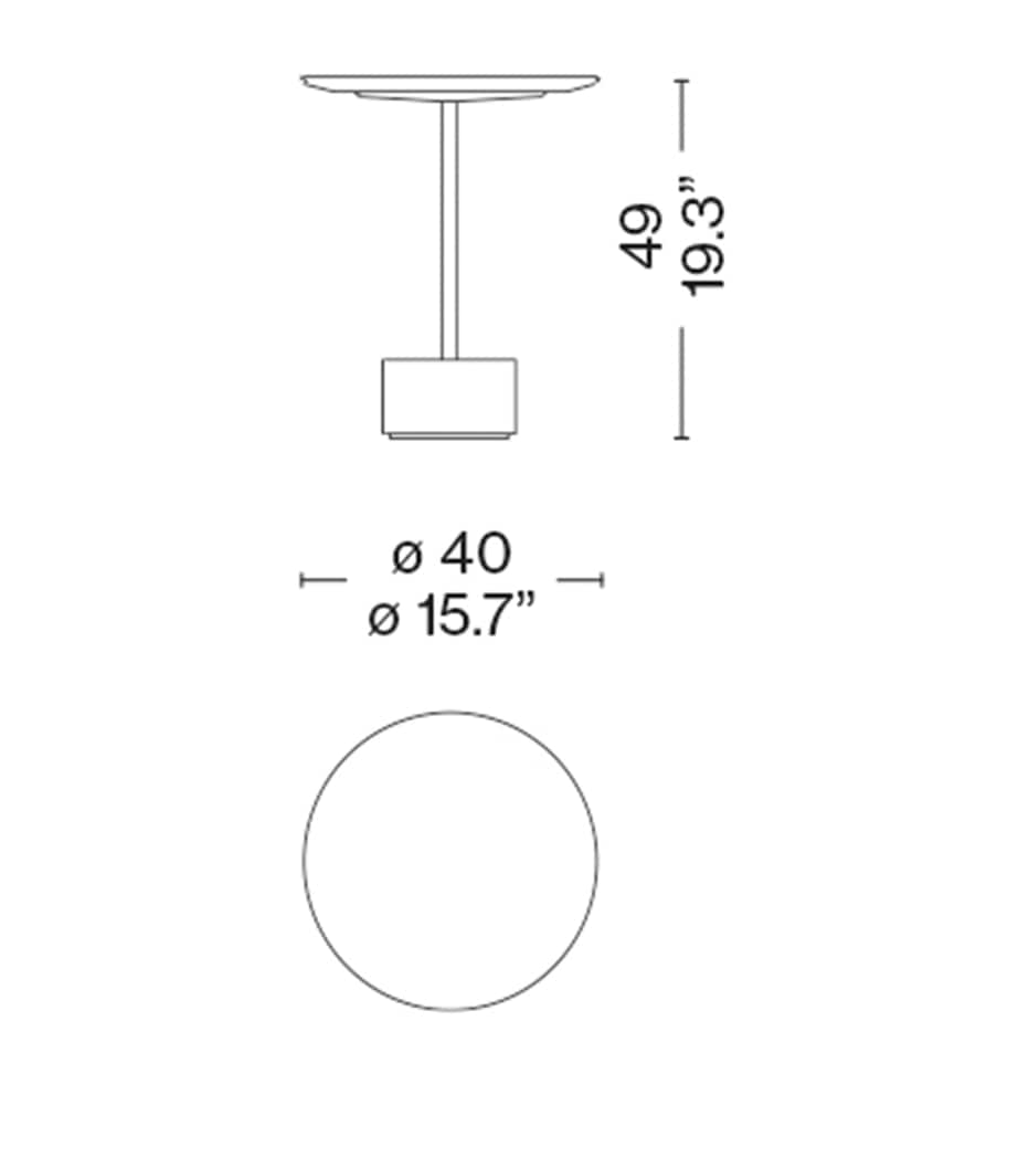 Marble 9 Occasional Table BLACK Image 4