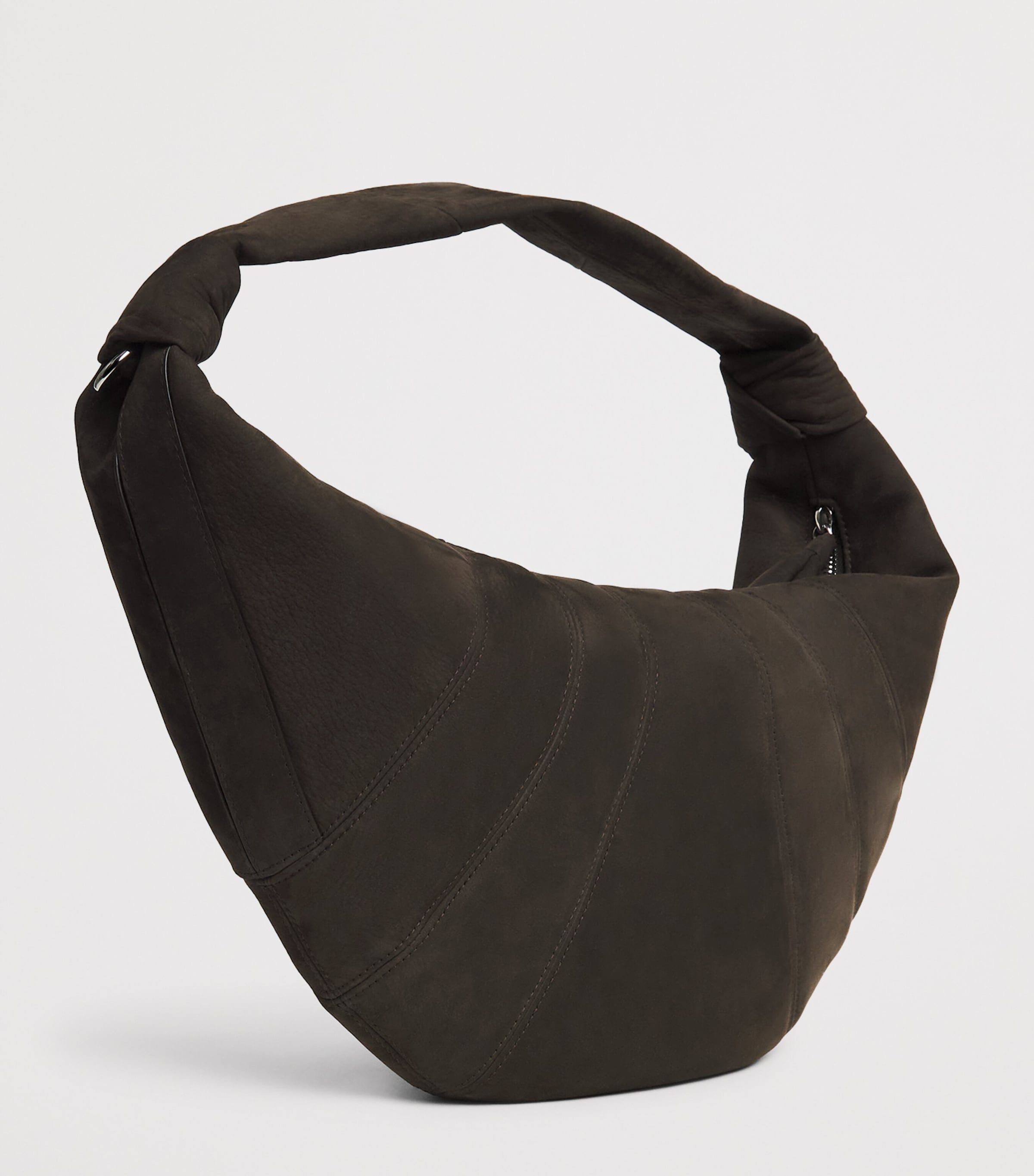 Lemaire Veal Fortune Shoulder Bag Ebony Brown Image 3