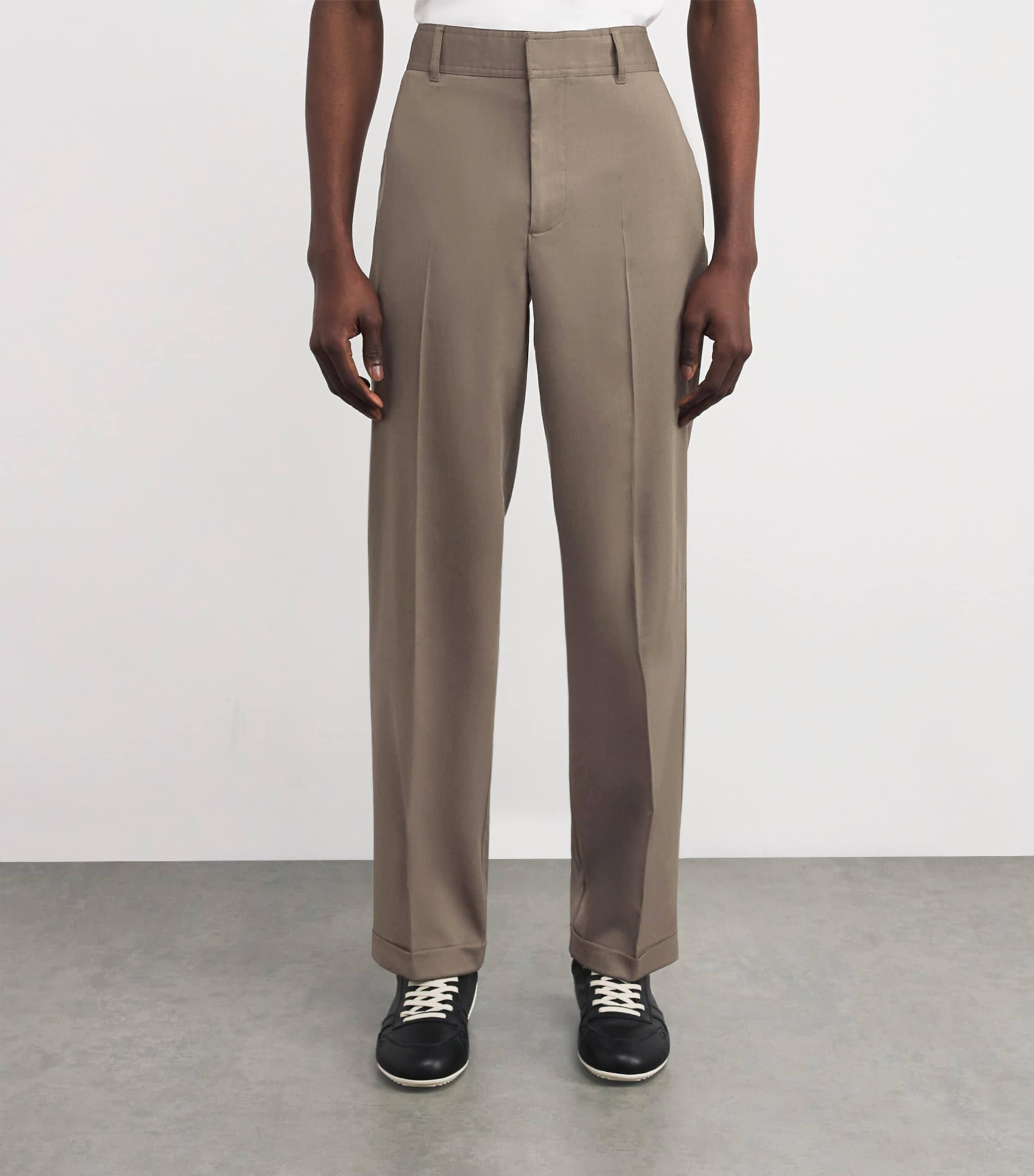 Stretch-Virgin Wool Trousers U6189 Image 3