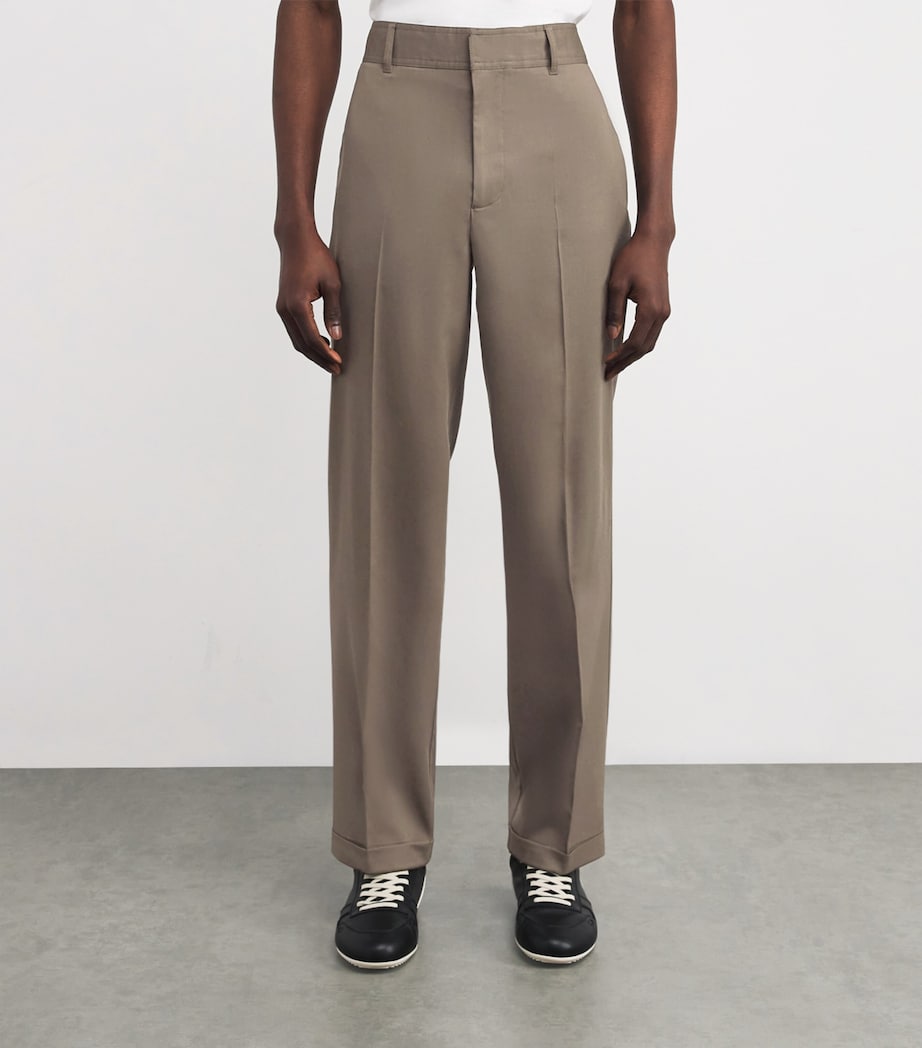 Stretch-Virgin Wool Trousers U6189 Image 3