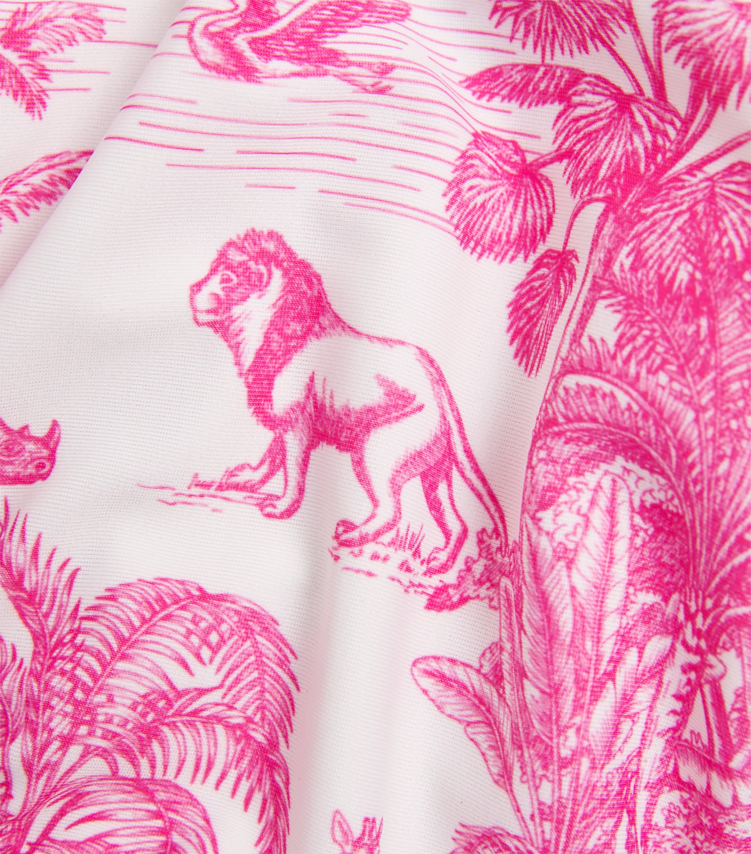 Jungle Print Frou Frou Bikini (2-12 Years) JUNGLE PINK Image 3