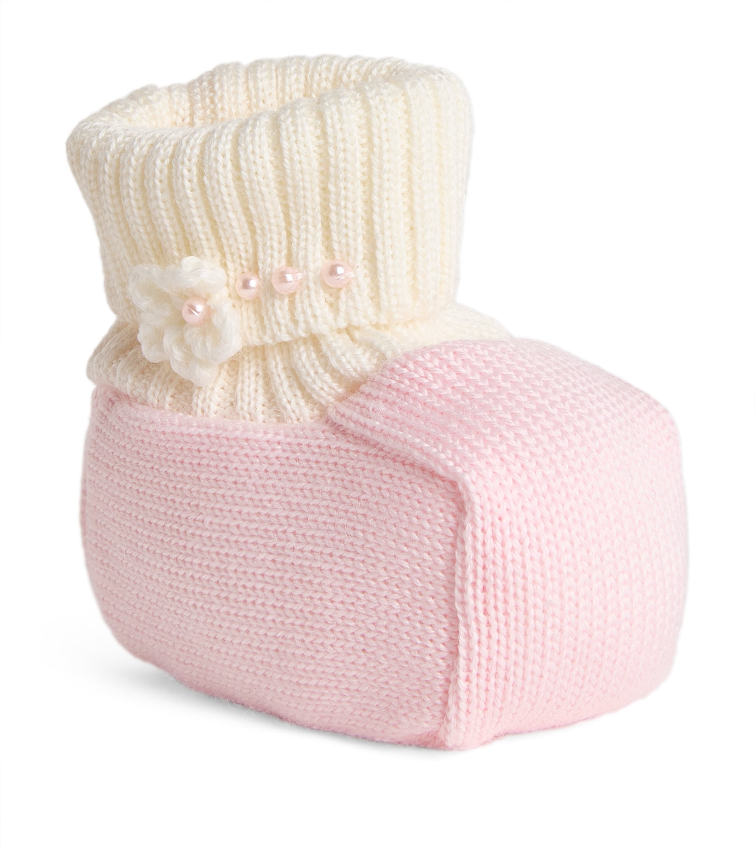 Knitted Booties BL/RS Image 2