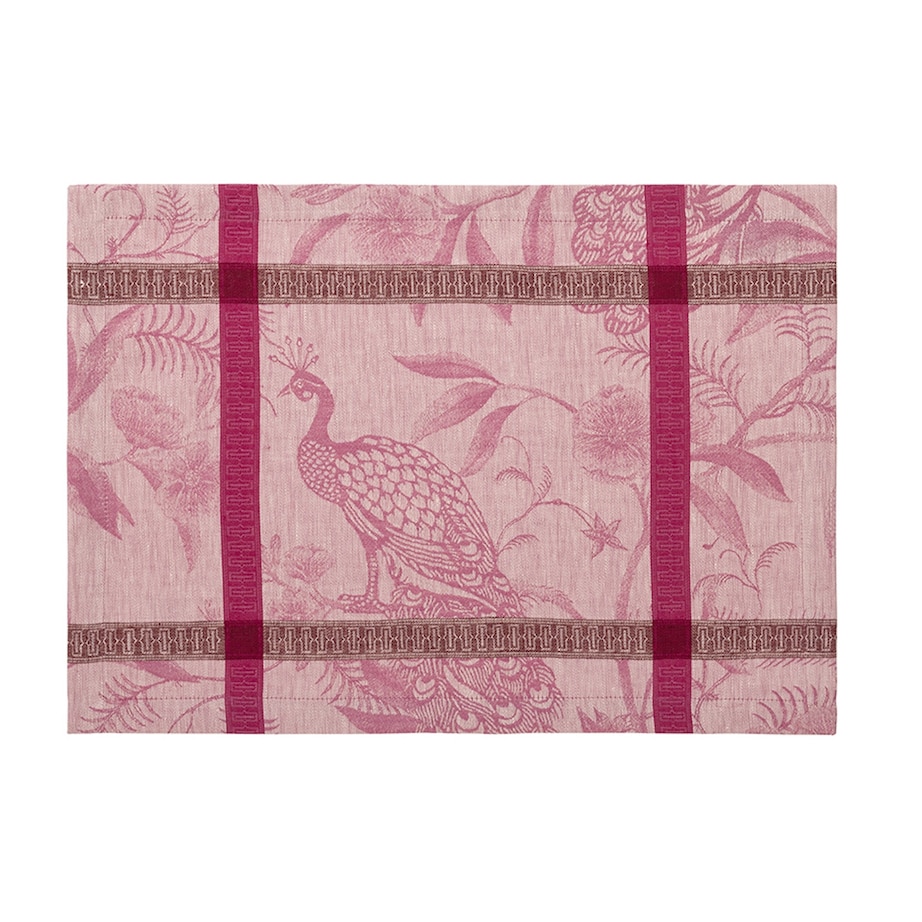 Linen À L’Orangerie Placemat (36cm x 50cm) PINK Image 1