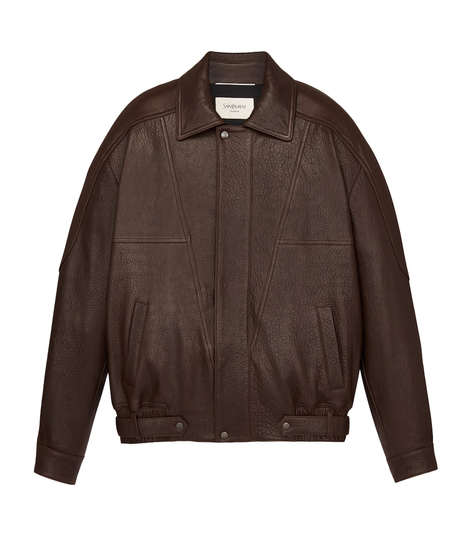 Saint Laurent Bubbled Leather Jacket