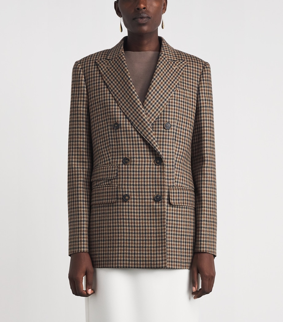 Max Mara Womens Virgin Wool Blazer Beige Image 4