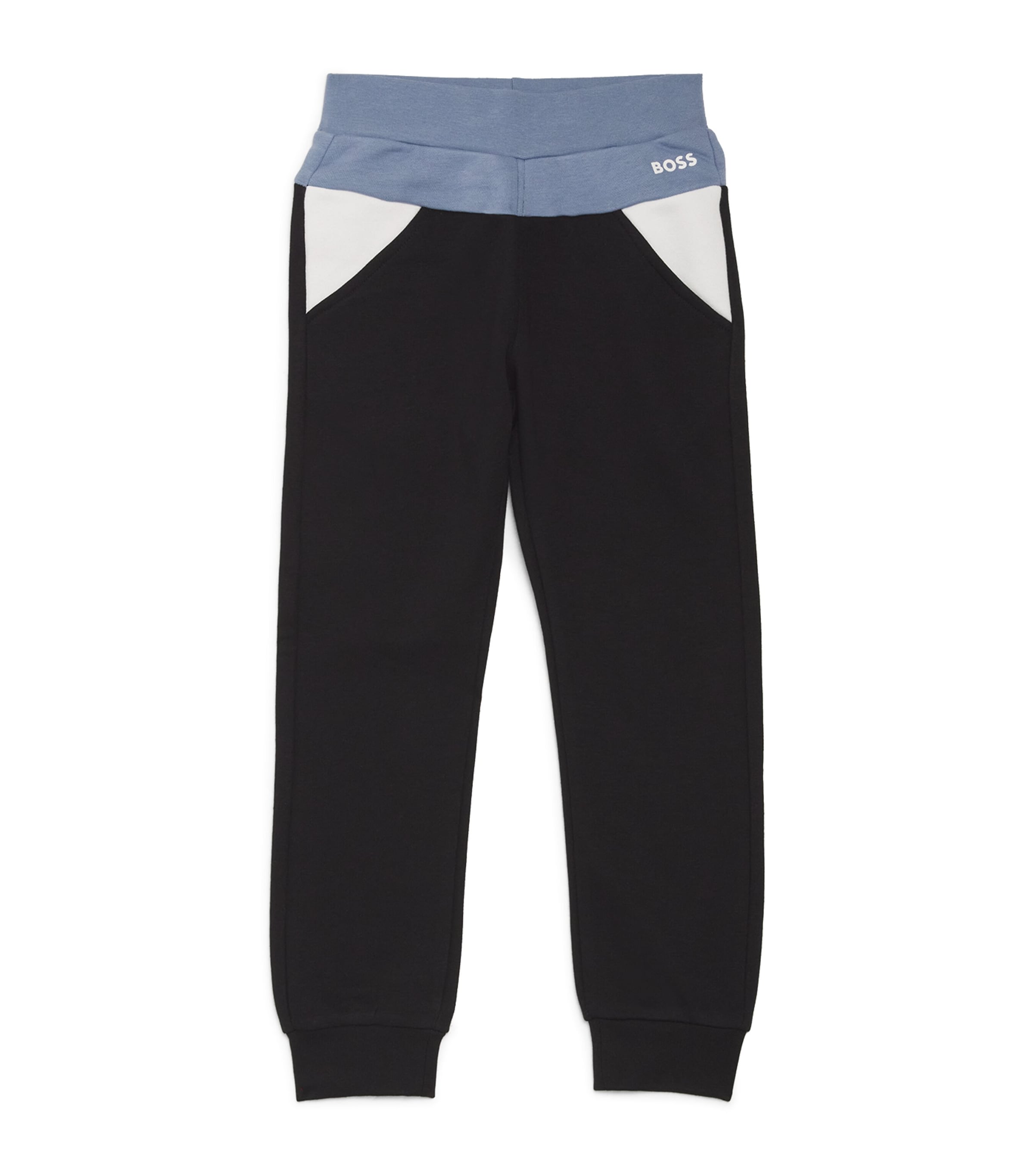 Shop Bosswear Colour-block Sweatpants In Black