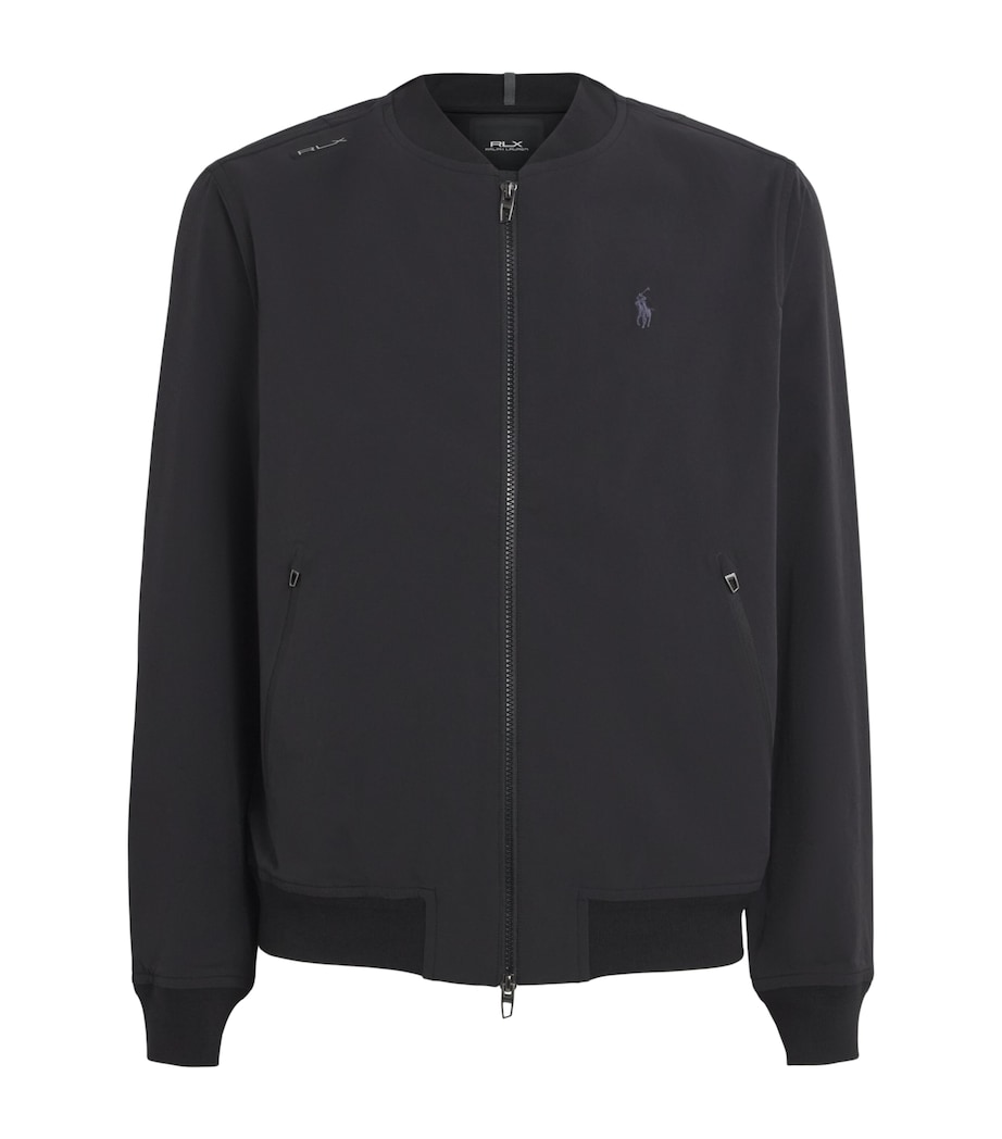 RLX Ralph Lauren Mens Performance Bomber Jacket Polo Black Image 1