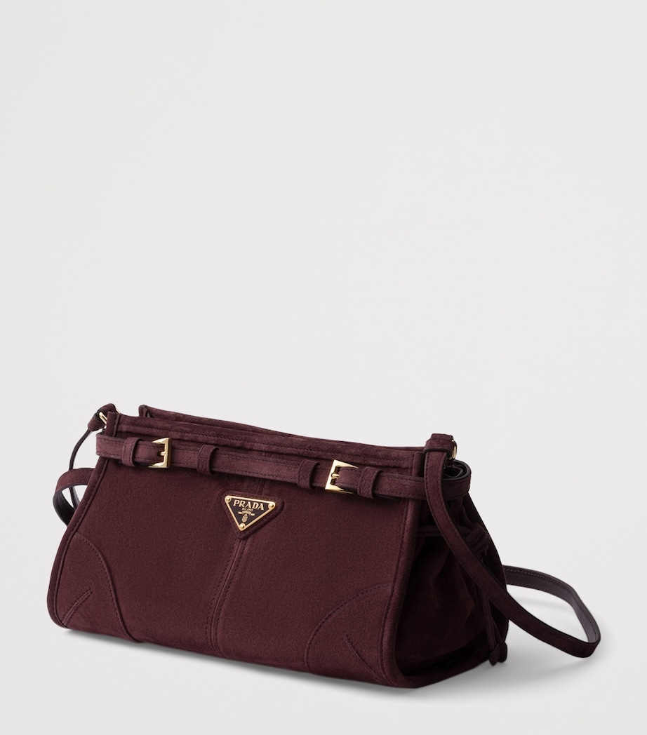 Small Suede Bonnie Top-Handle Bag F0007 Image 3