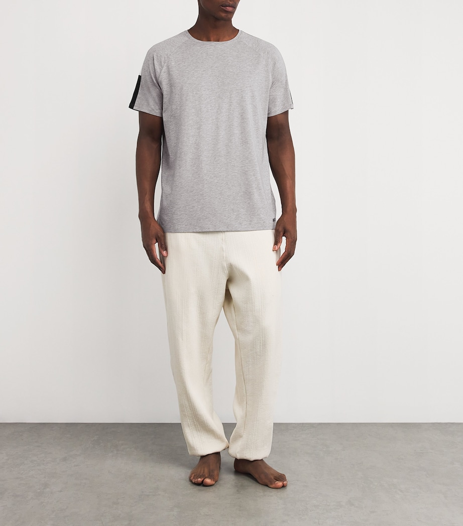 Cotton-Blend T-Shirt 033-MEDIUM GREY Image 2